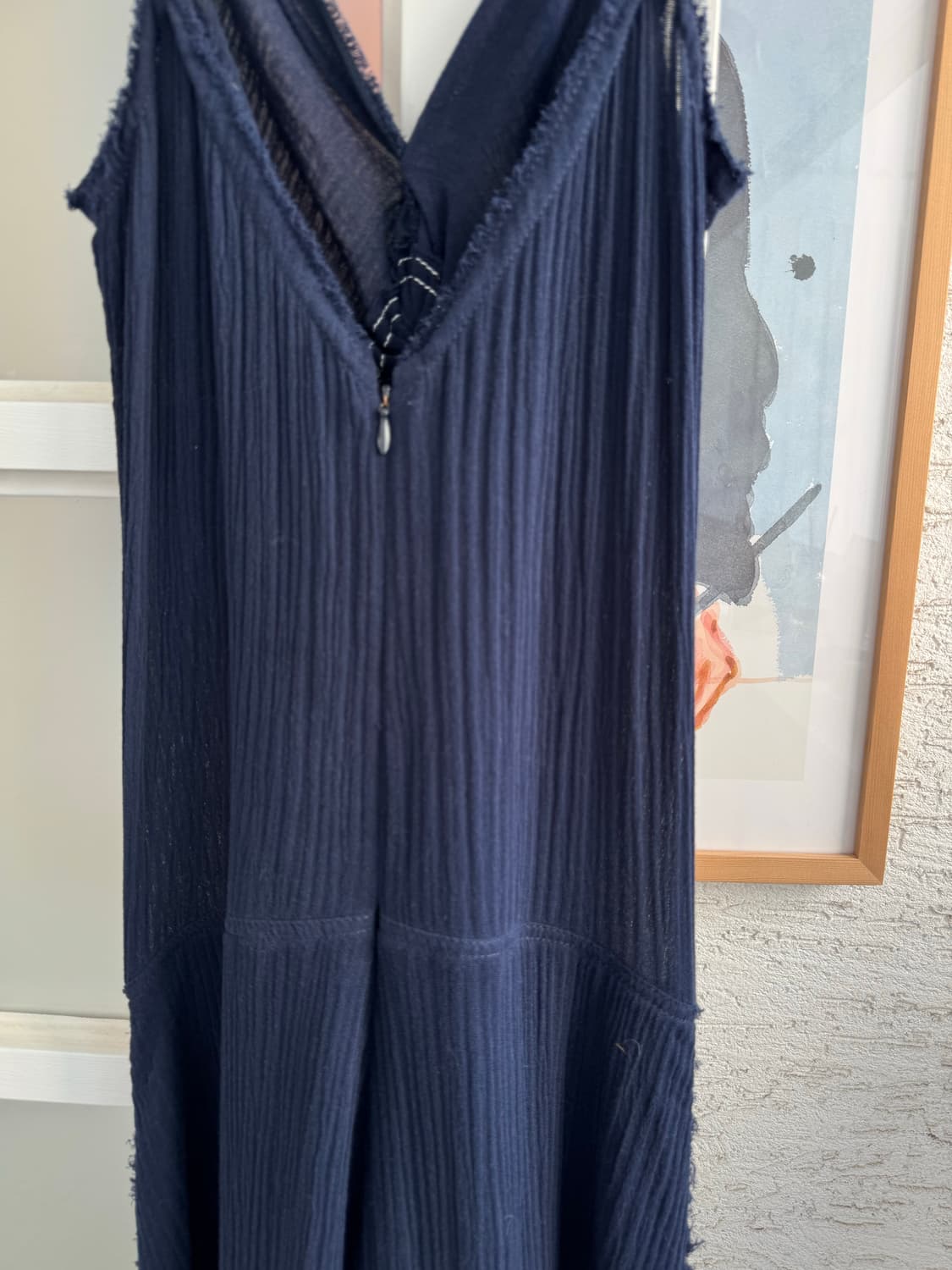 니나리치 네이비 롱 원피스 38 상품이미지6