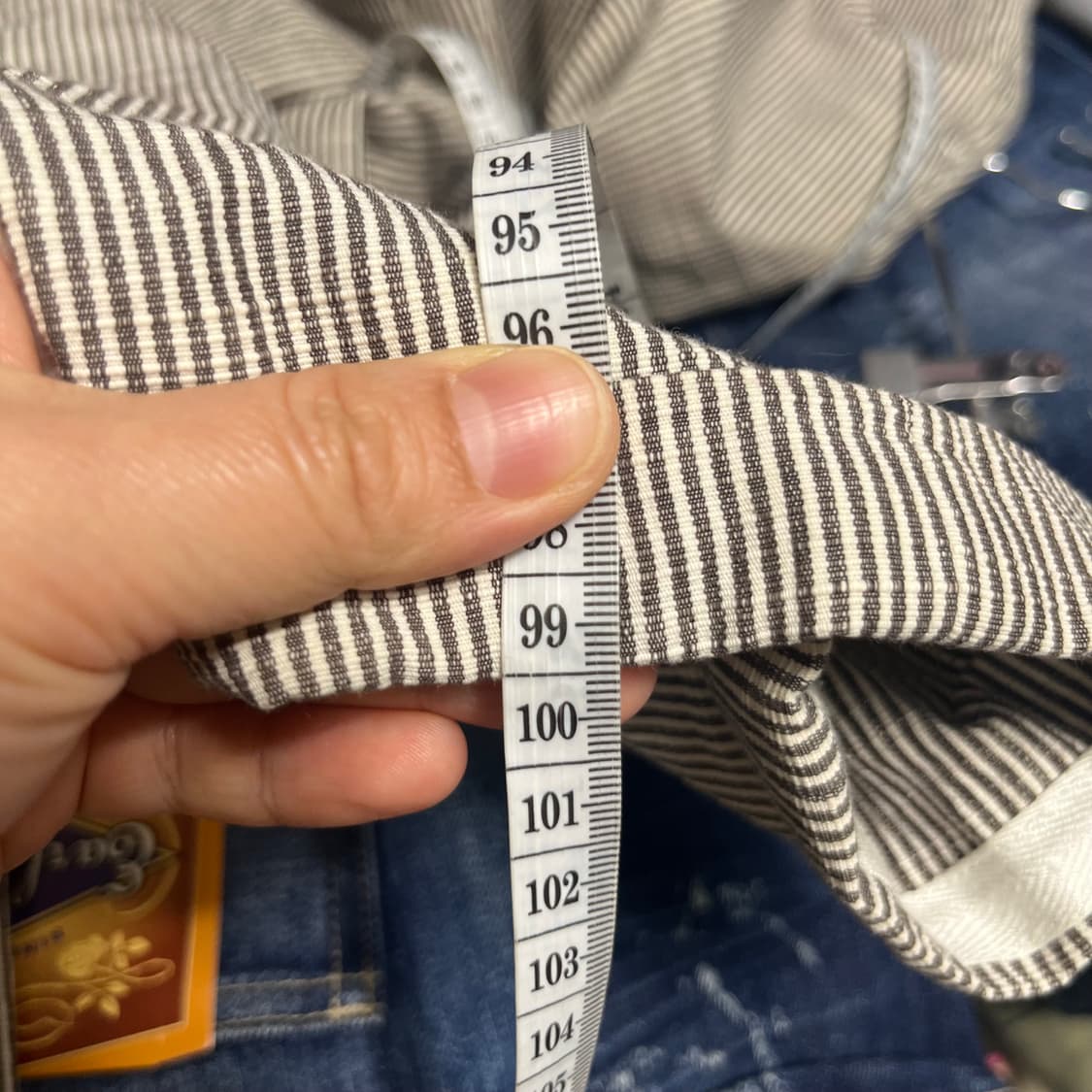 휴고보스 Boss 스트라이프 바지 uk50 상품이미지9