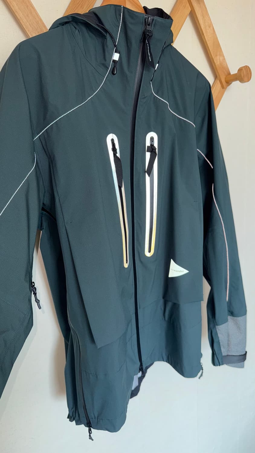 앤드원더 퍼텍스 쉴드 레인 자켓 L AND WANDER PERTEX 상품이미지2