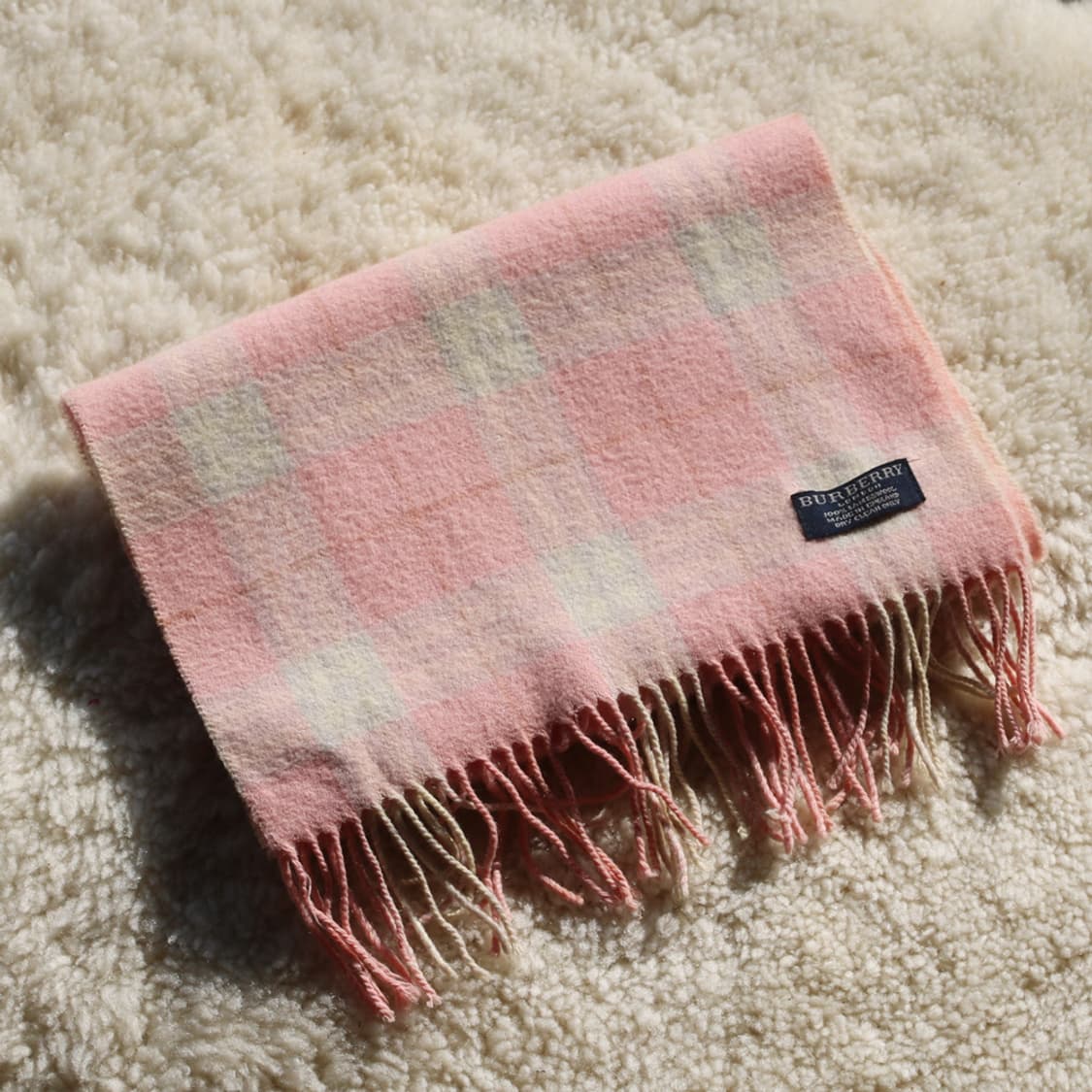 버버리 램스울 체크 머플러 상품이미지1