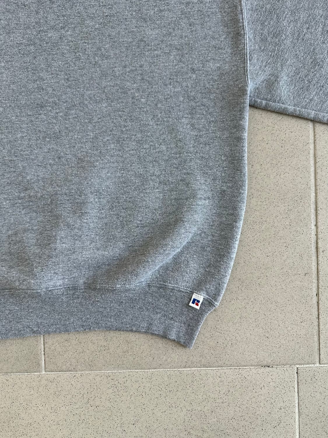 90s 빈티지 러셀 스웻셔츠 그레이 L USA 상품이미지3