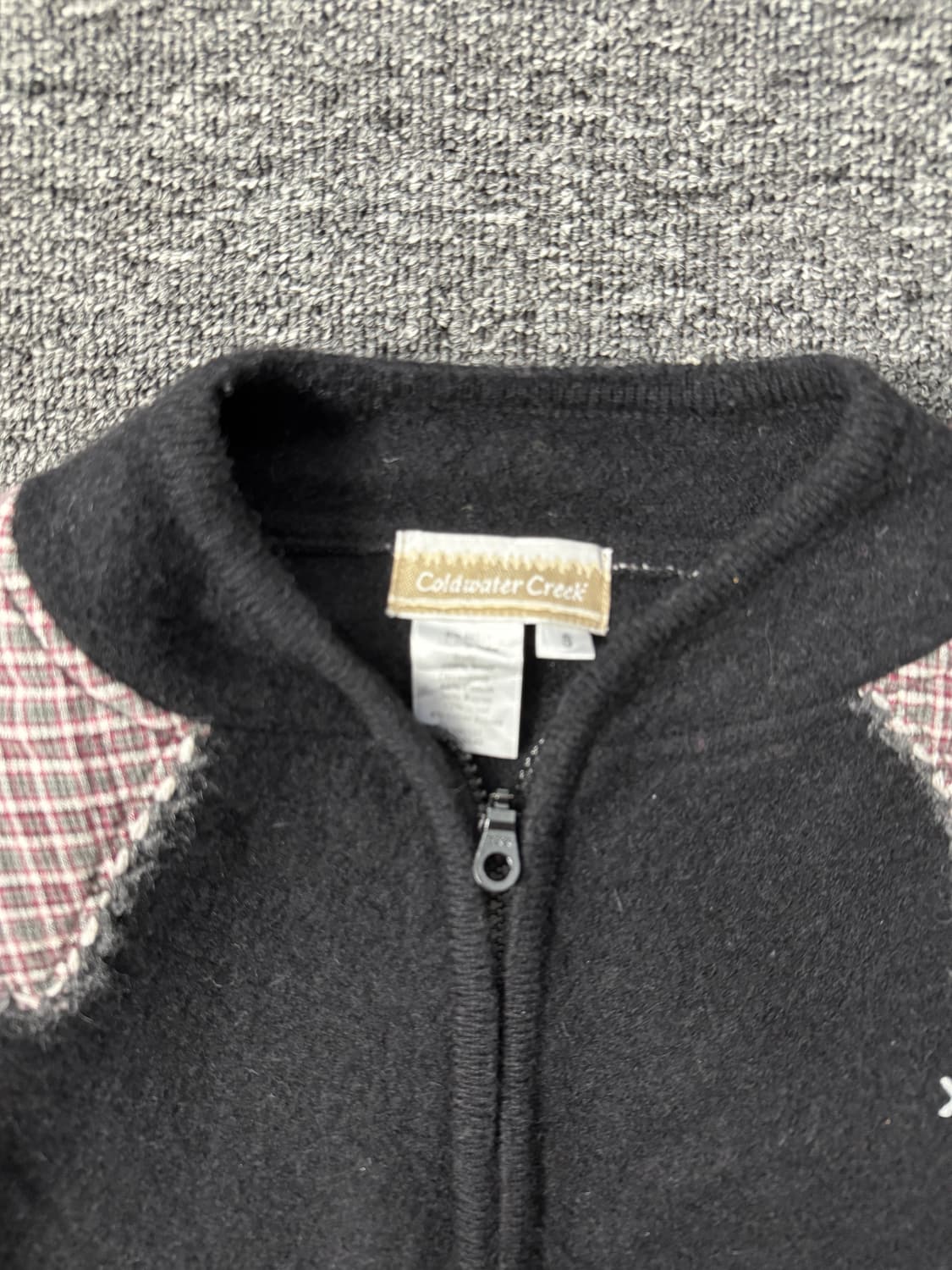 빈티지 패치워크 봄버 자켓 상품이미지5