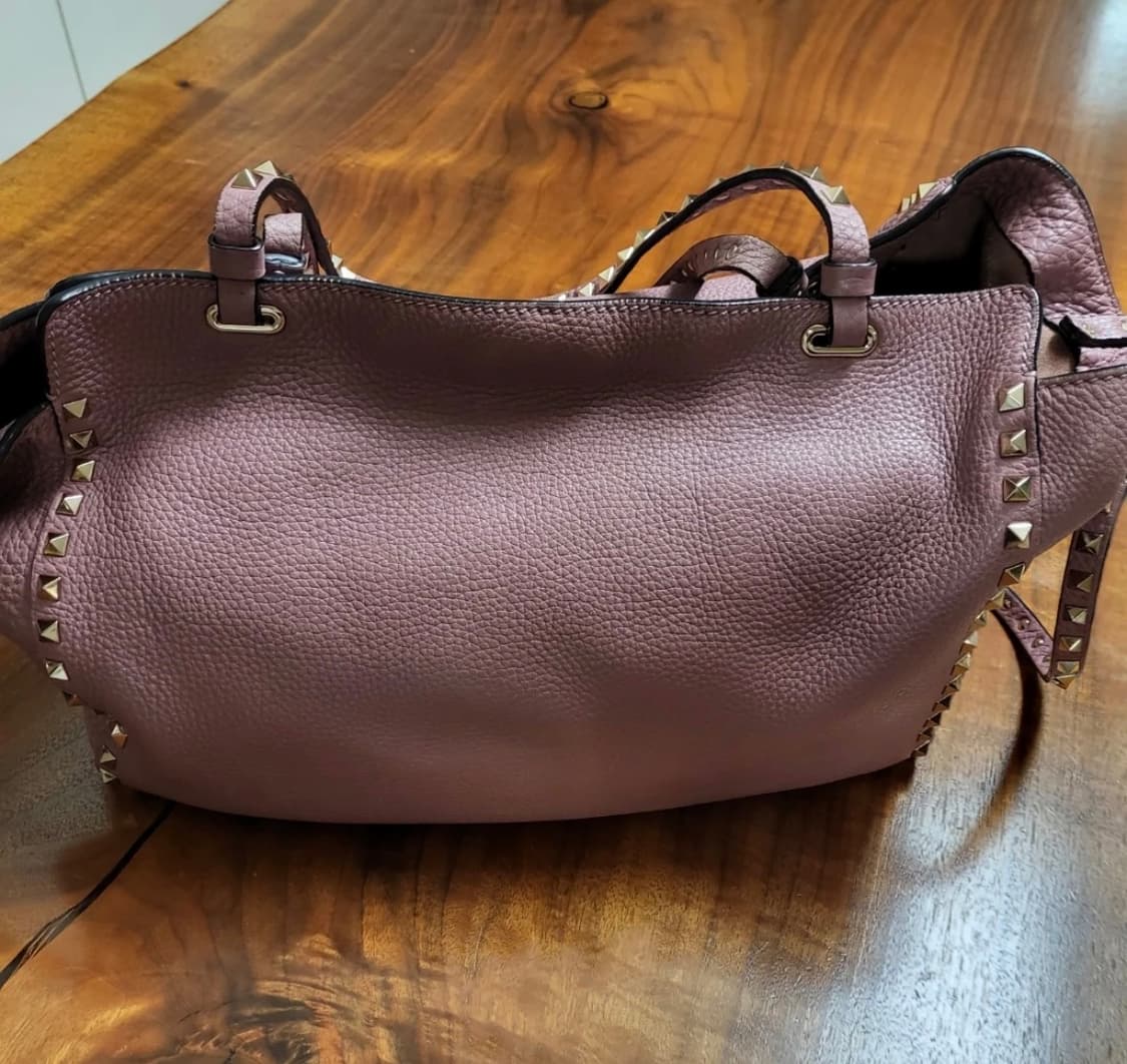 발렌티노 락스터드 핑크 토트백 상품이미지2