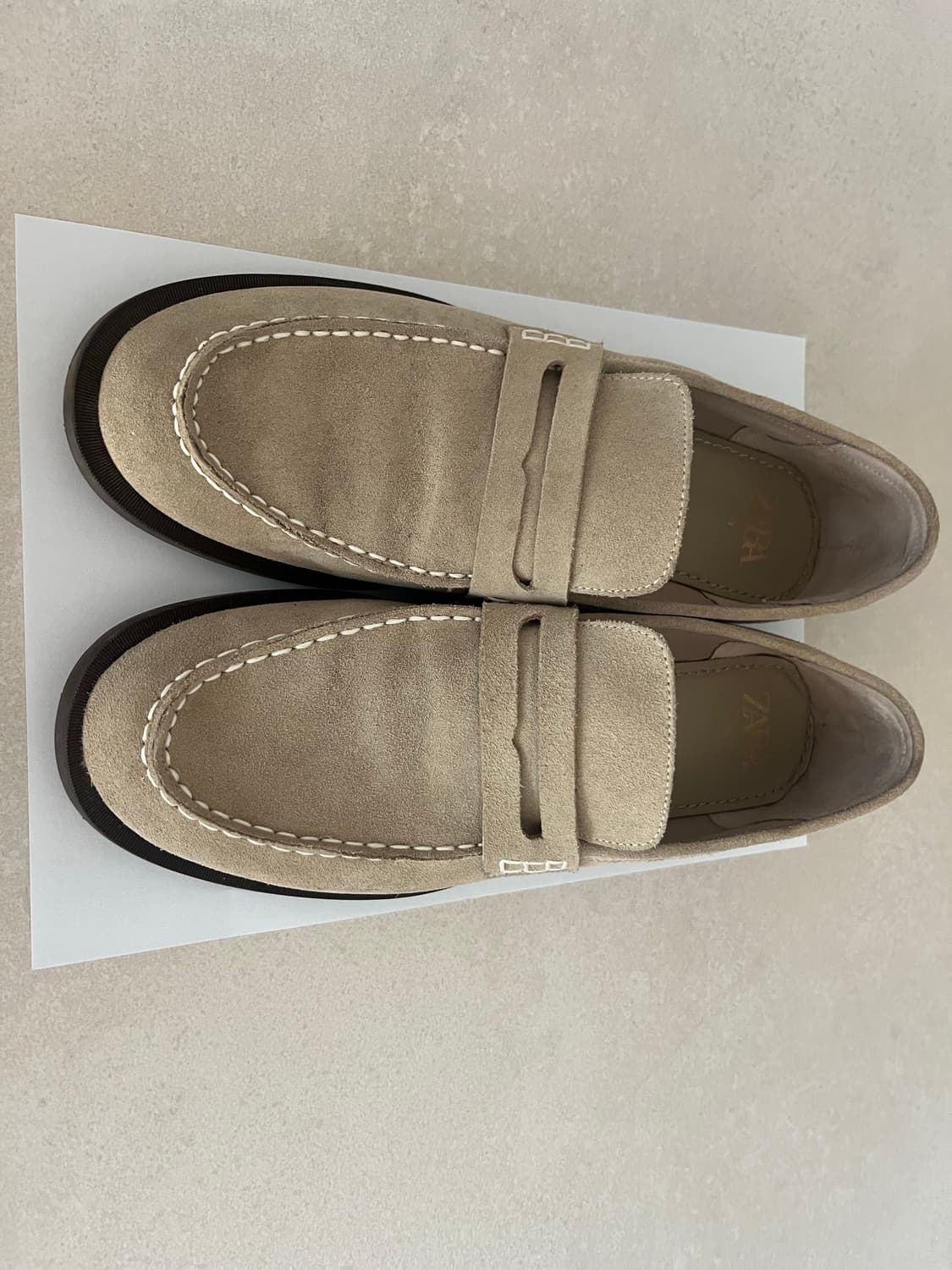 자라 스웨이드 로퍼 39 상품이미지1