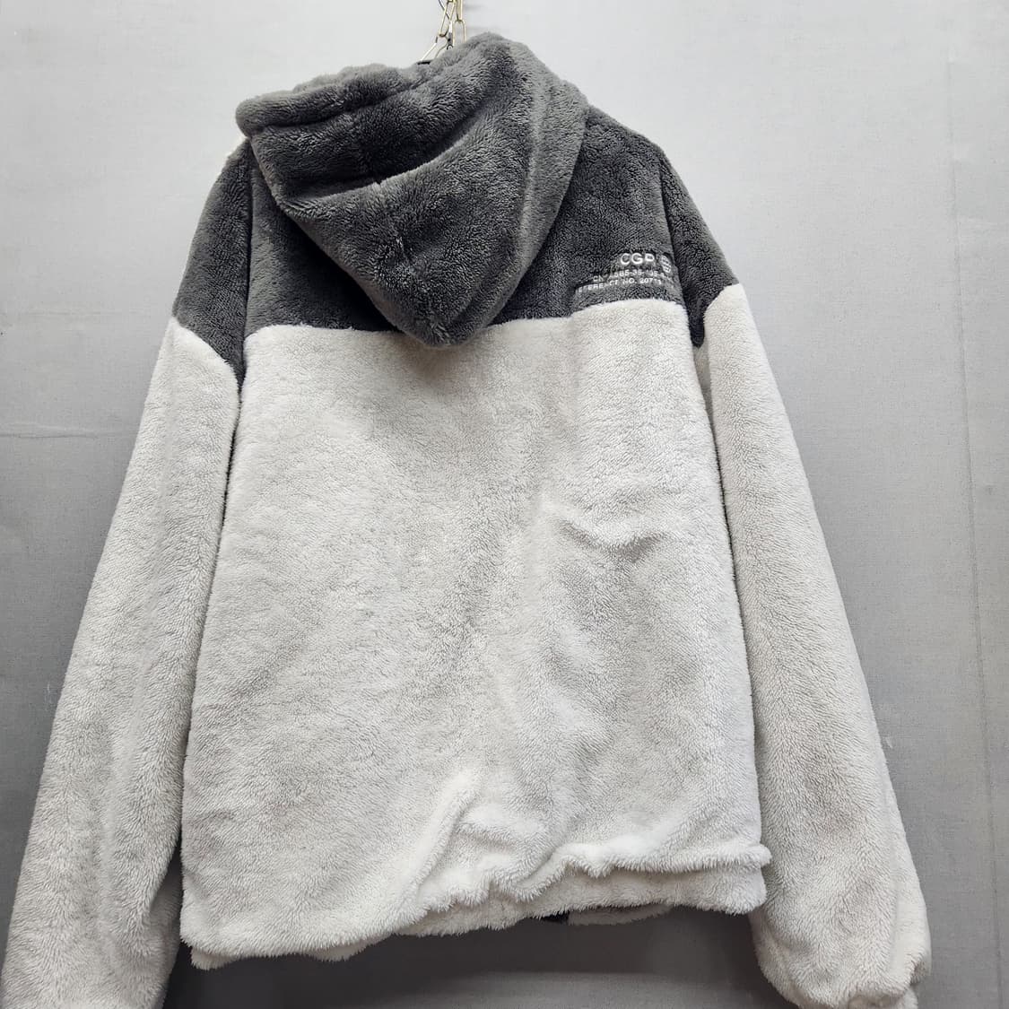 코드그라피 후리스 투워이 퀄팅 안감 후드집업 L(3XL) 상품이미지4