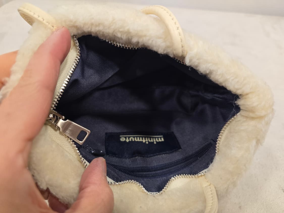 미닛뮤트 클로 미니 멜팅버터 뽀글이 가방 상품이미지8