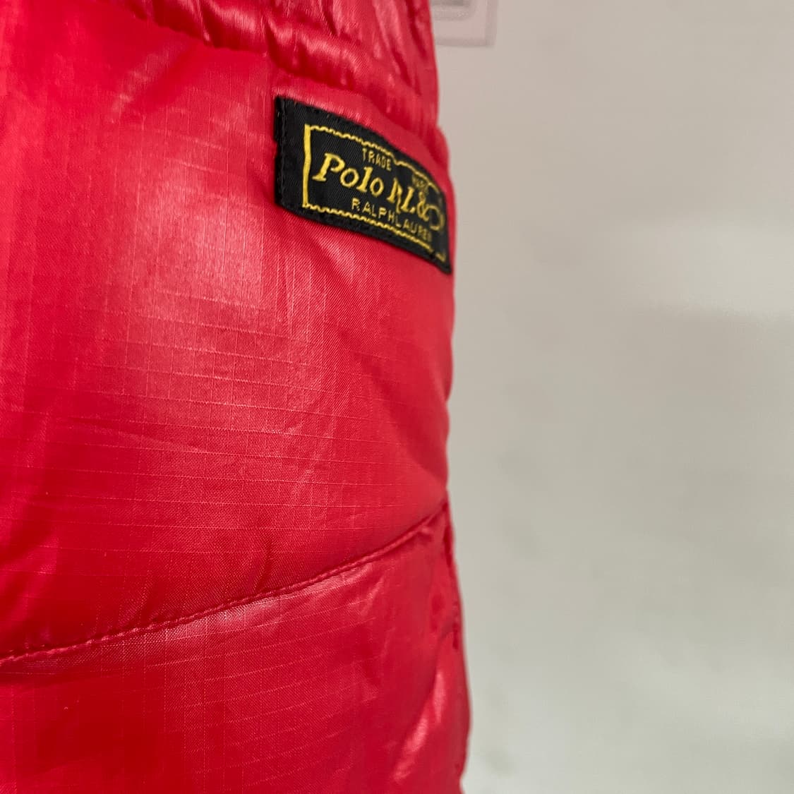 폴로 랄프로렌 레드 패딩 M 상품이미지5