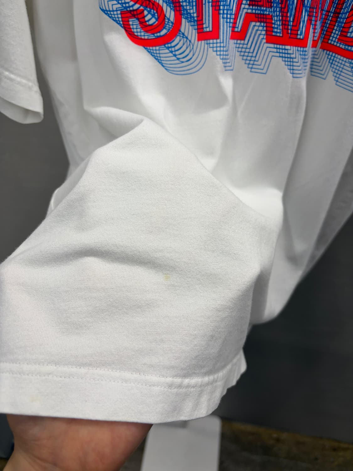 Zucca 스탠드 프린팅 반팔티 화이트 상품이미지4
