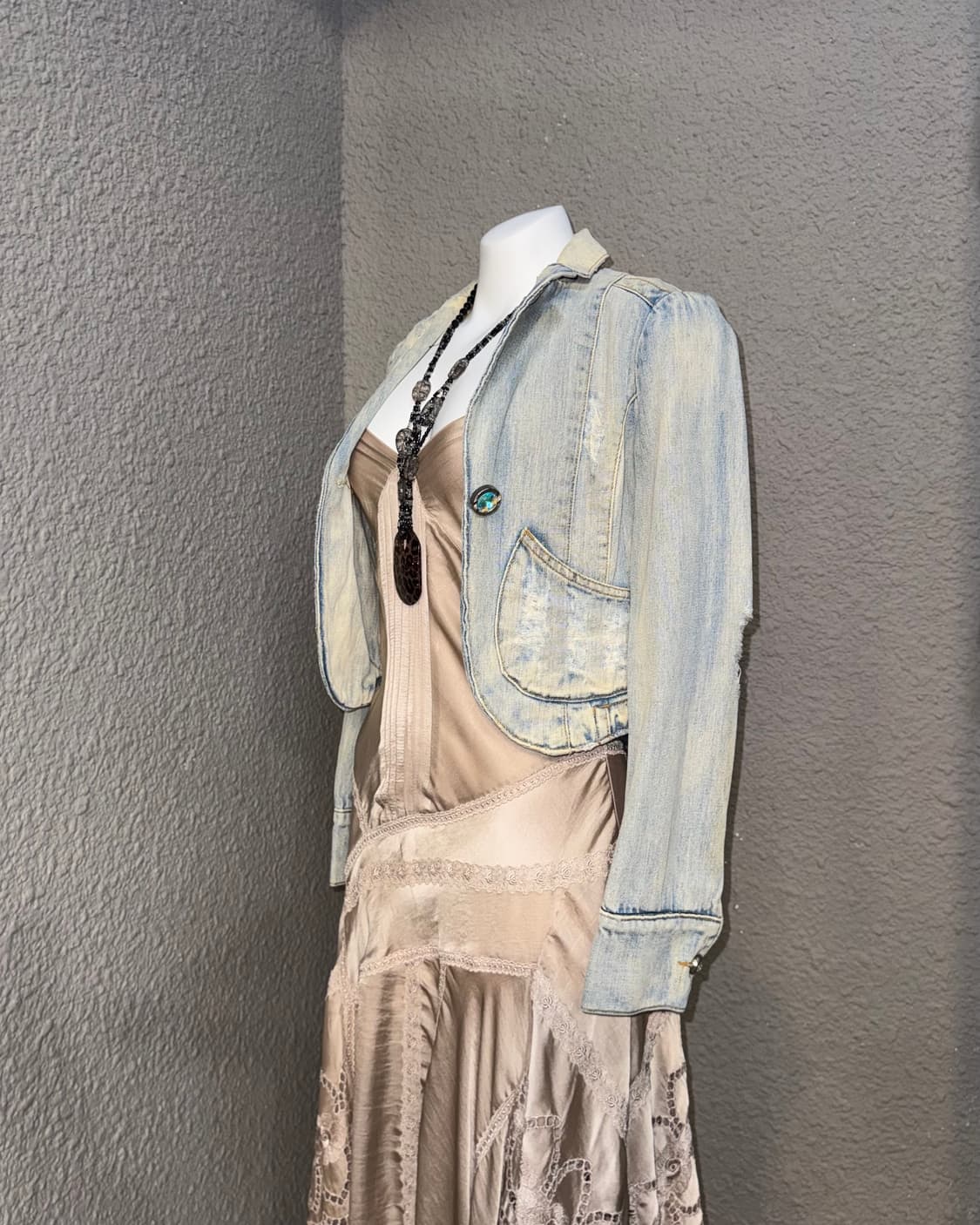 걸스 디테일 데님블레이저 상품이미지2