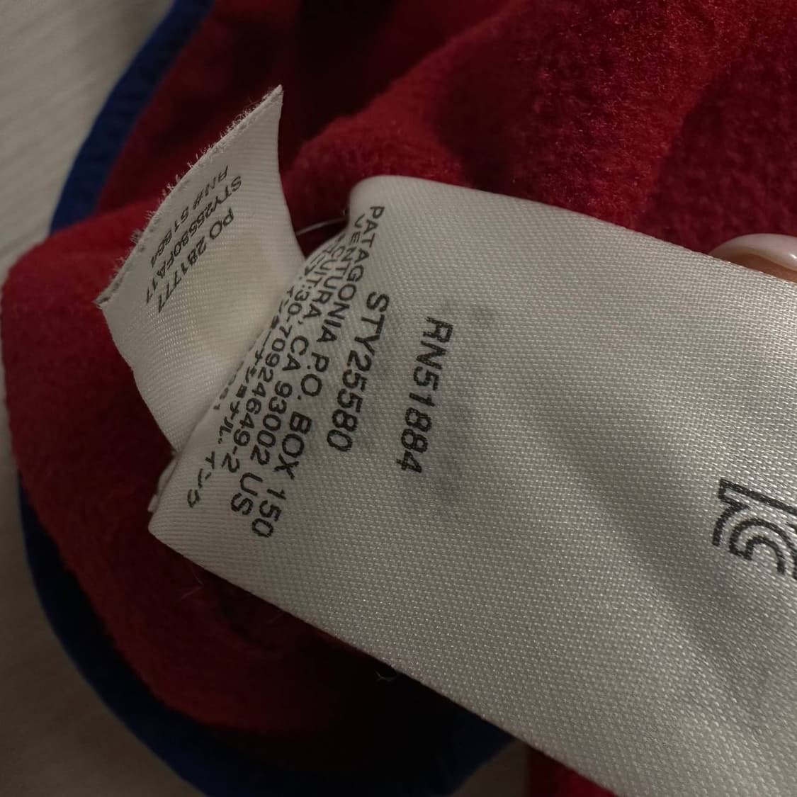 patagonia 파타고니아 라이트웨이트 신칠라 레드 네이비  S 상품이미지4