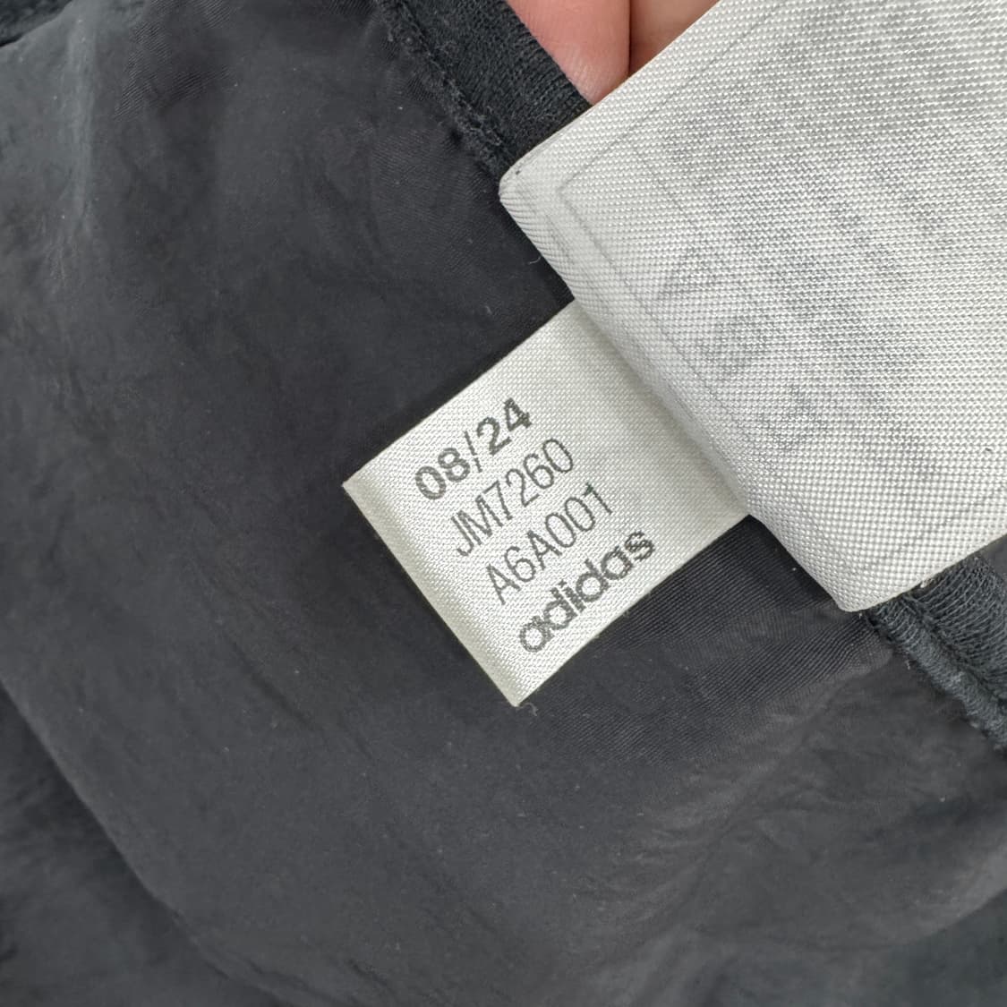 L(XL~2XL) 아다다스 아디컬러 블랙 바람막이 자켓  상품이미지7