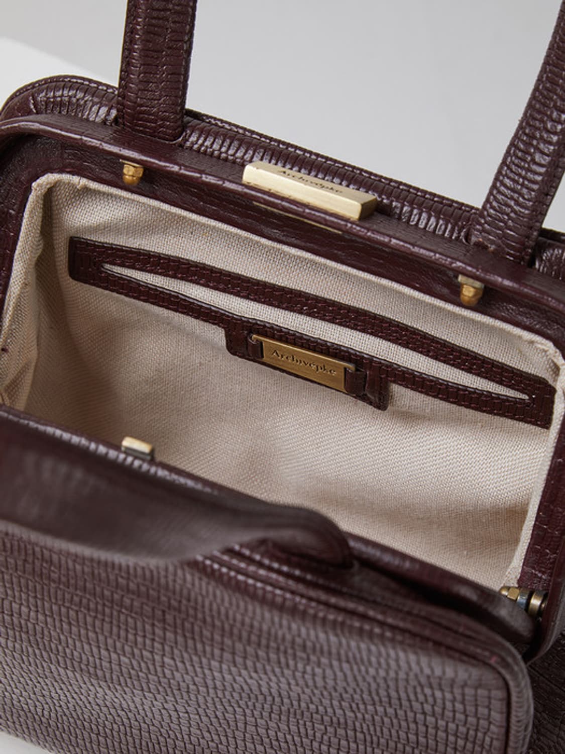 Archivepke eternal tote bag (burgundy) 상품이미지2