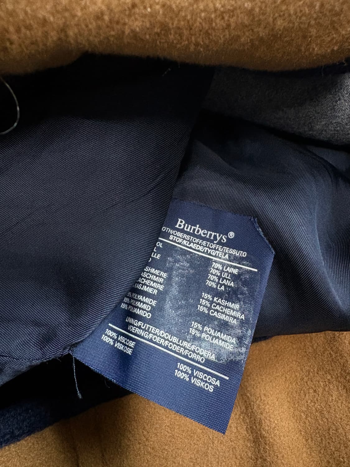 버버리 램스울 금장 클래식 카코트 3042 상품이미지4