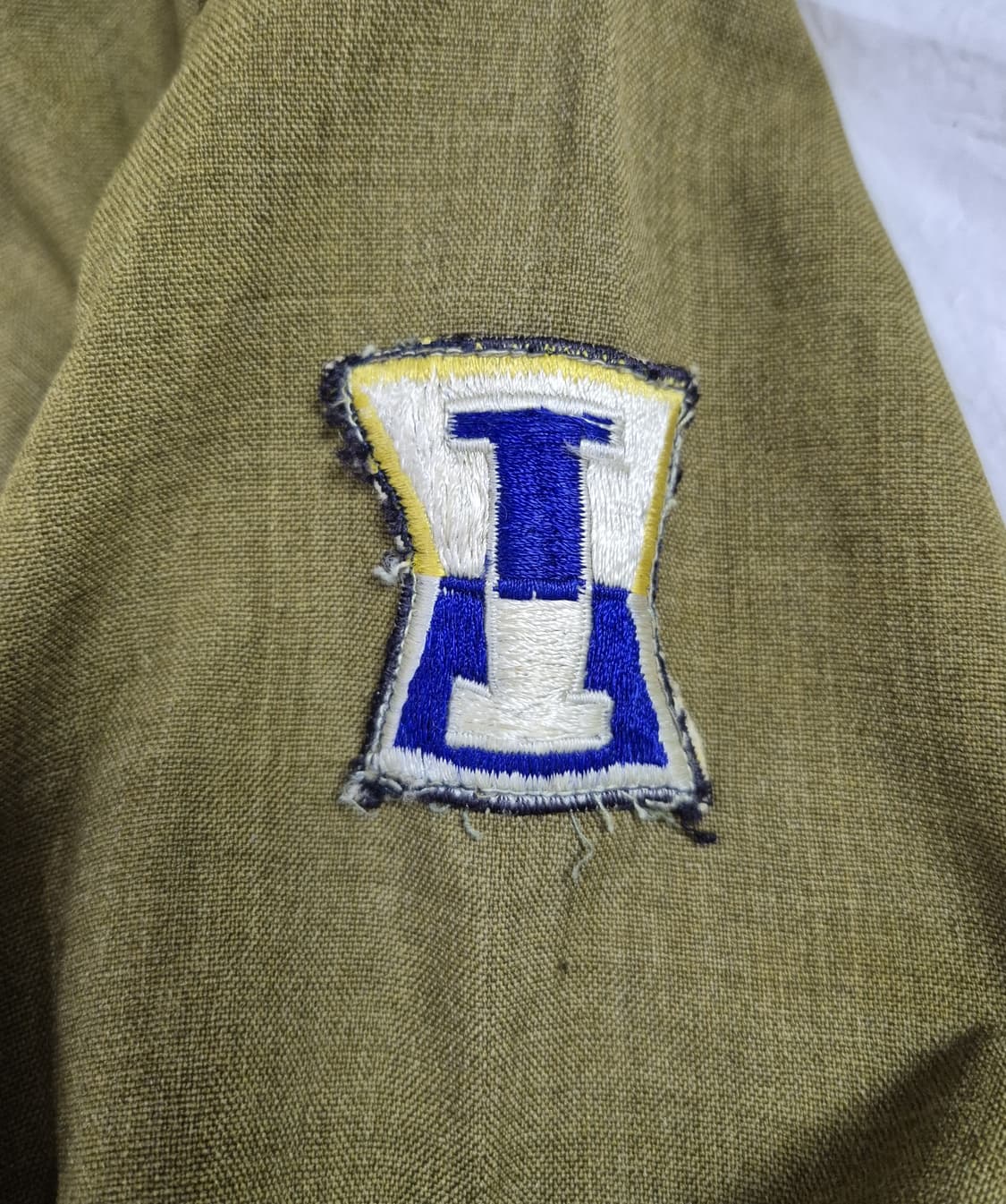 육군 구형 50년대 1군단 카키 정복 전투복 세트 (S) 상품이미지8