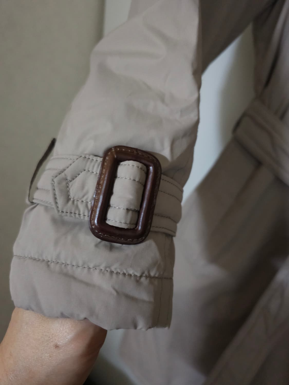 타하리 구스다운 트렌치 패딩코트 상품이미지4