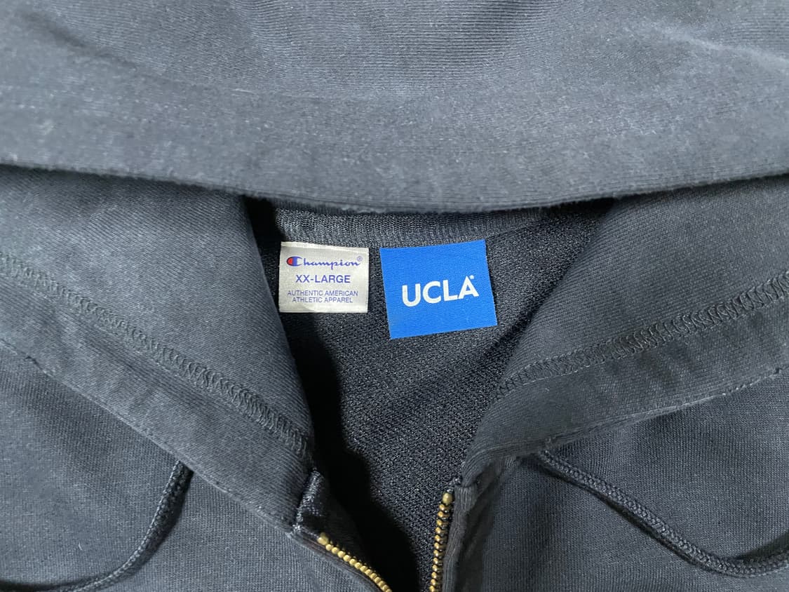 110) 80's 복각 챔피온 미대학 UCLA 후드집업 상품이미지4