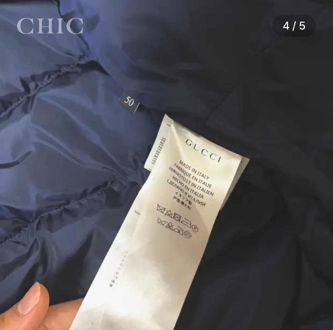 구찌 나일론 GG 수프림 캔버스 패딩 (블랙, 한정판) 상품이미지4