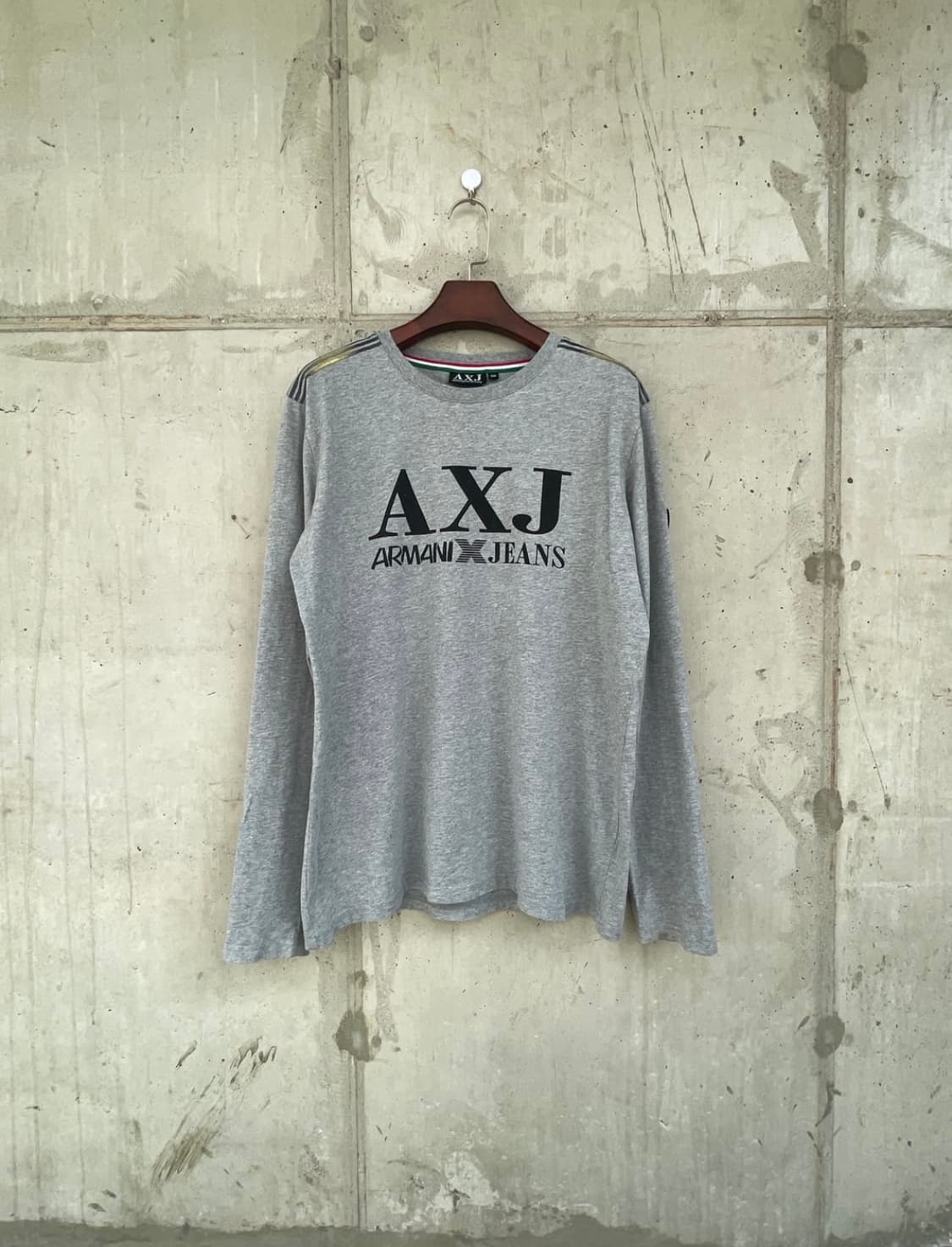 [50] AXJ 아르마니 진스 그레이 롱슬리브 상품이미지1