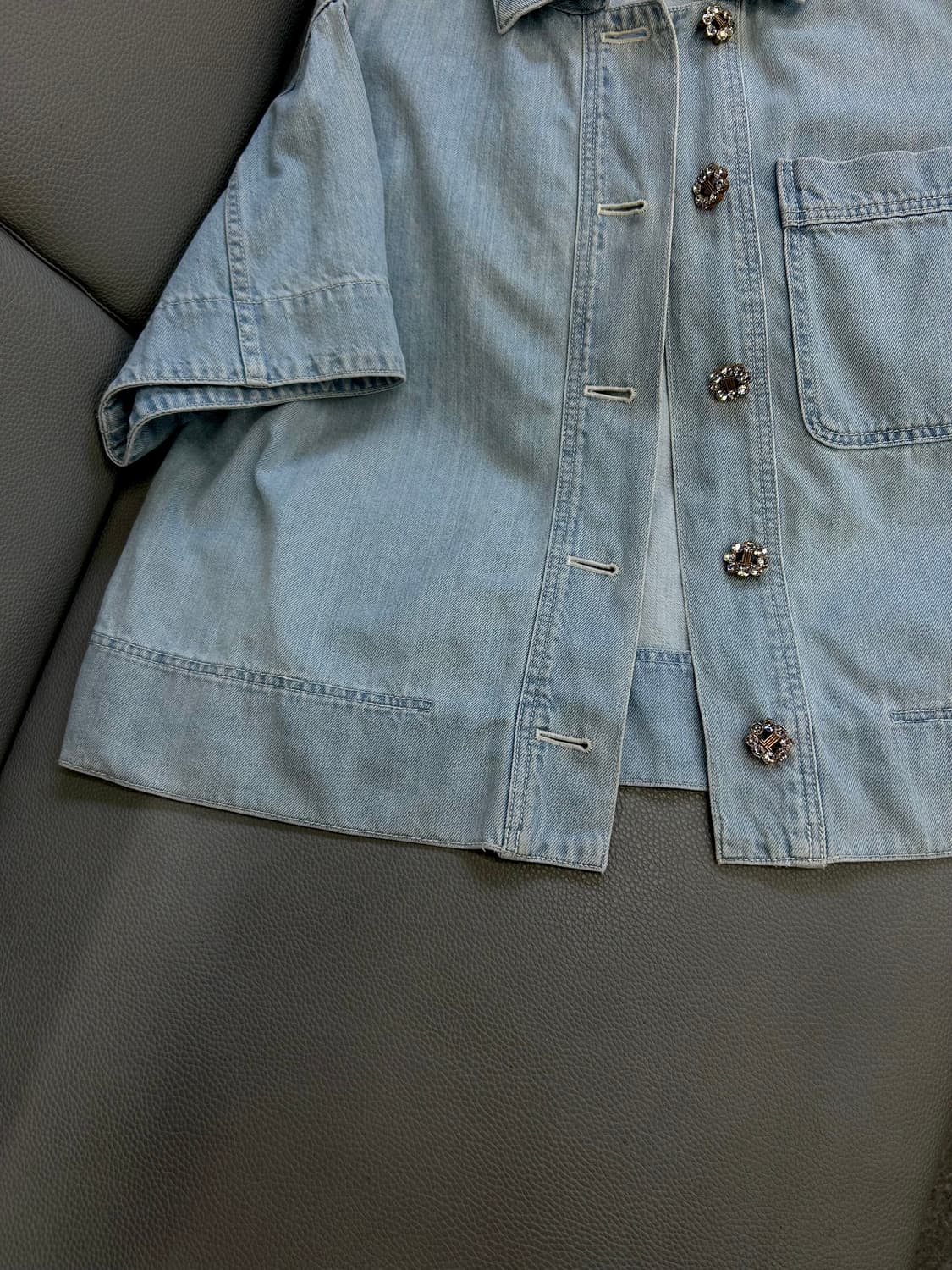 랑방 컬렉션 데님 자켓(호칭88/55~66가능) 상품이미지3