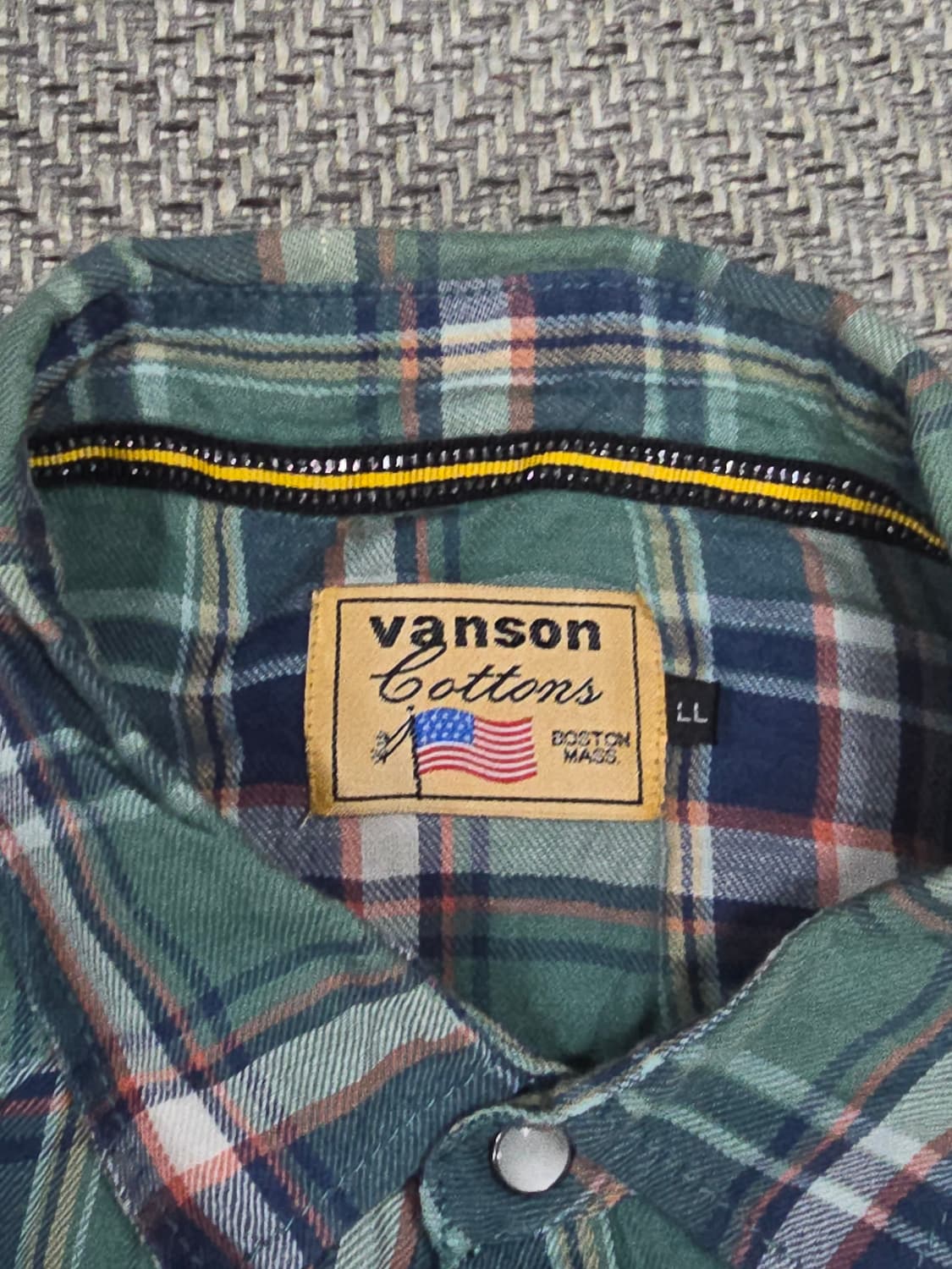 Vanson Leathers 웨스턴 반팔셔츠 L 상품이미지6