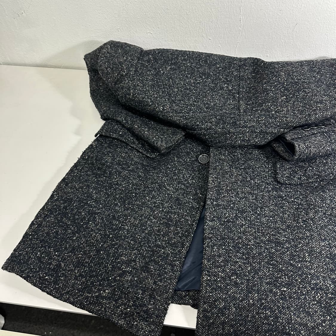 L 지크 SIEG 트위드울 싱글코트 상품이미지4