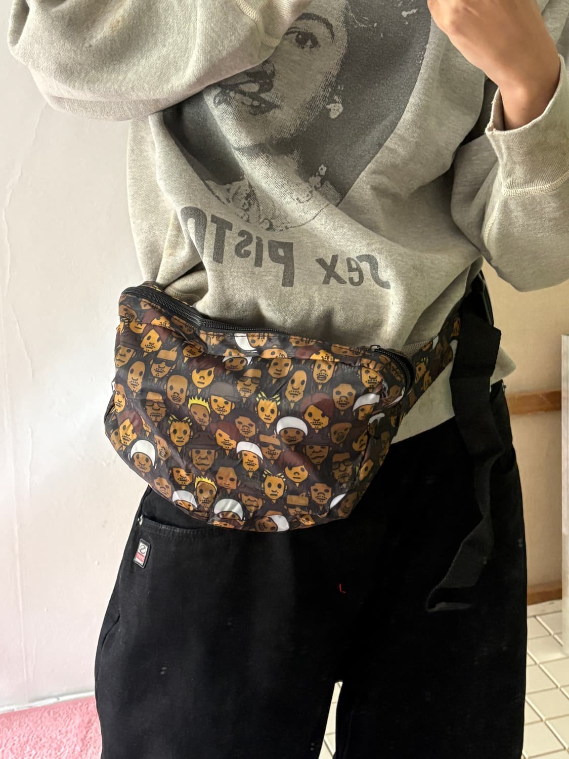 베이프x exile 콜라보 백 상품이미지3