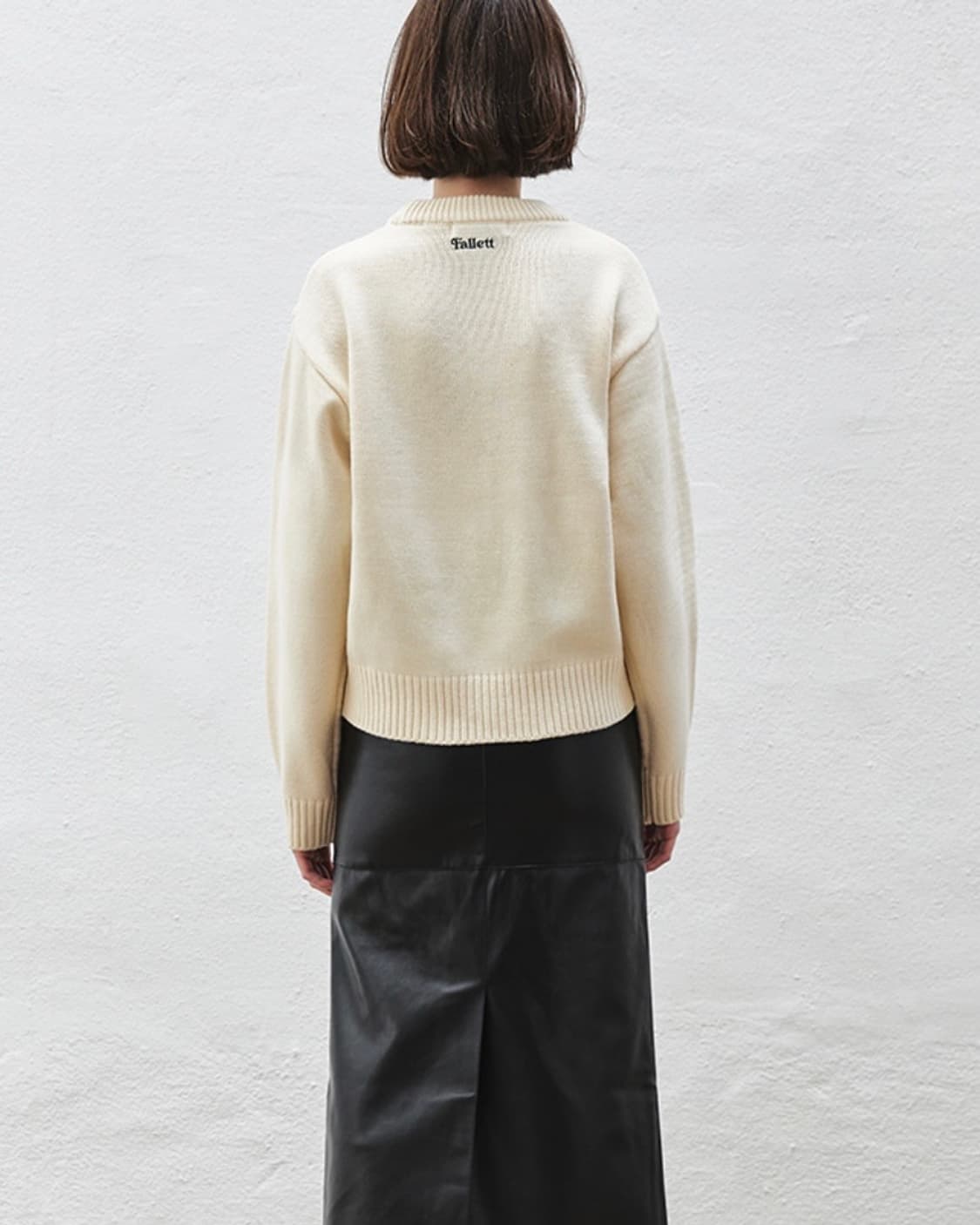 팔렛 네로 플라워 니트 아이보리 상품이미지4