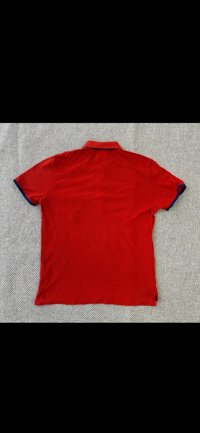 라코스테 빨간색 슬림핏 카라티 95 상품이미지4