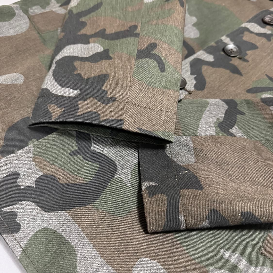 저널스탠다드 카모패턴 트윌 코튼 버튼 블루종 자켓 상품이미지4