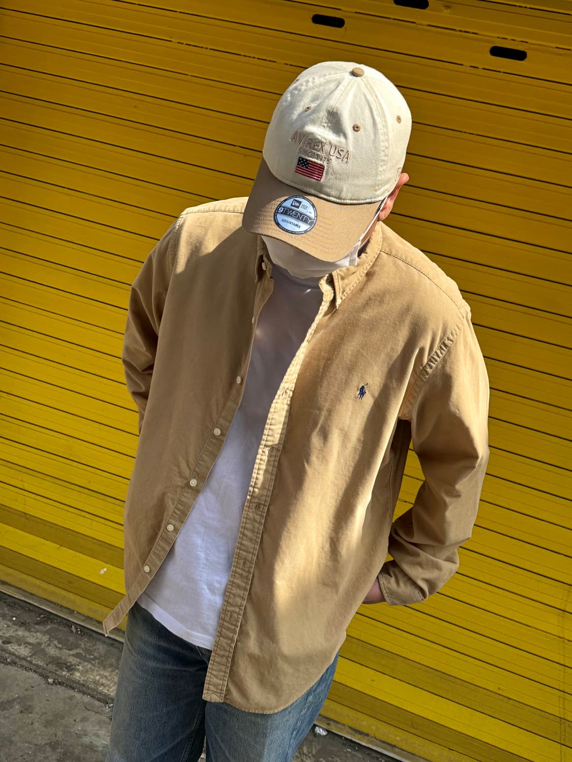 폴로 랄프로렌 코듀로이 옥스포드 셔츠 XL 상품이미지2