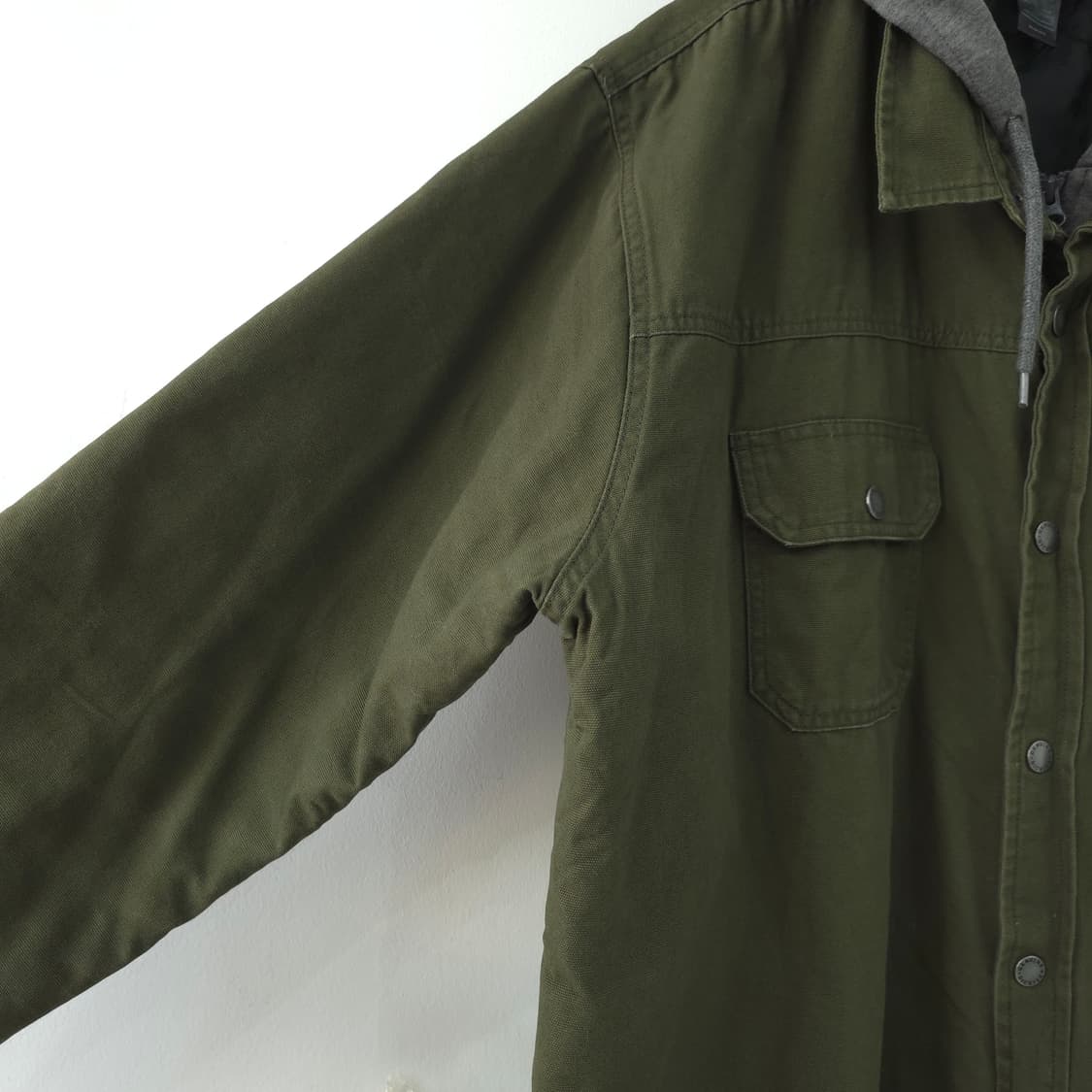 디키즈 카키 캔버스 후드워크자켓 점퍼 상품이미지5
