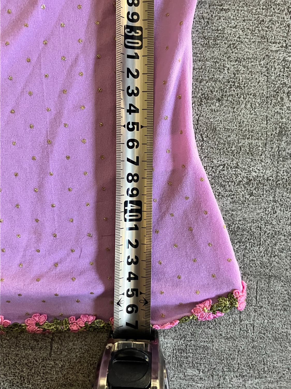 일본빈티지 핀터깔y2k 딱붙핏 플라워큐빅 반팔티셔츠 상품이미지3