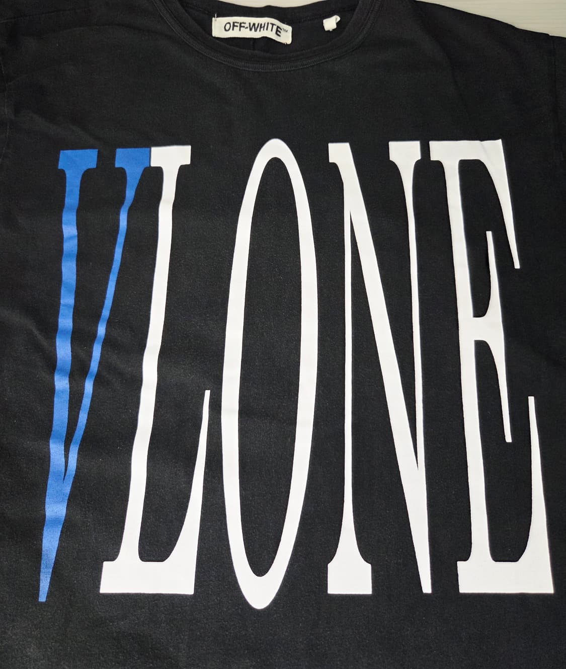 VLONE x 오프화이트 코튼 백로고 티셔츠_L 상품이미지5