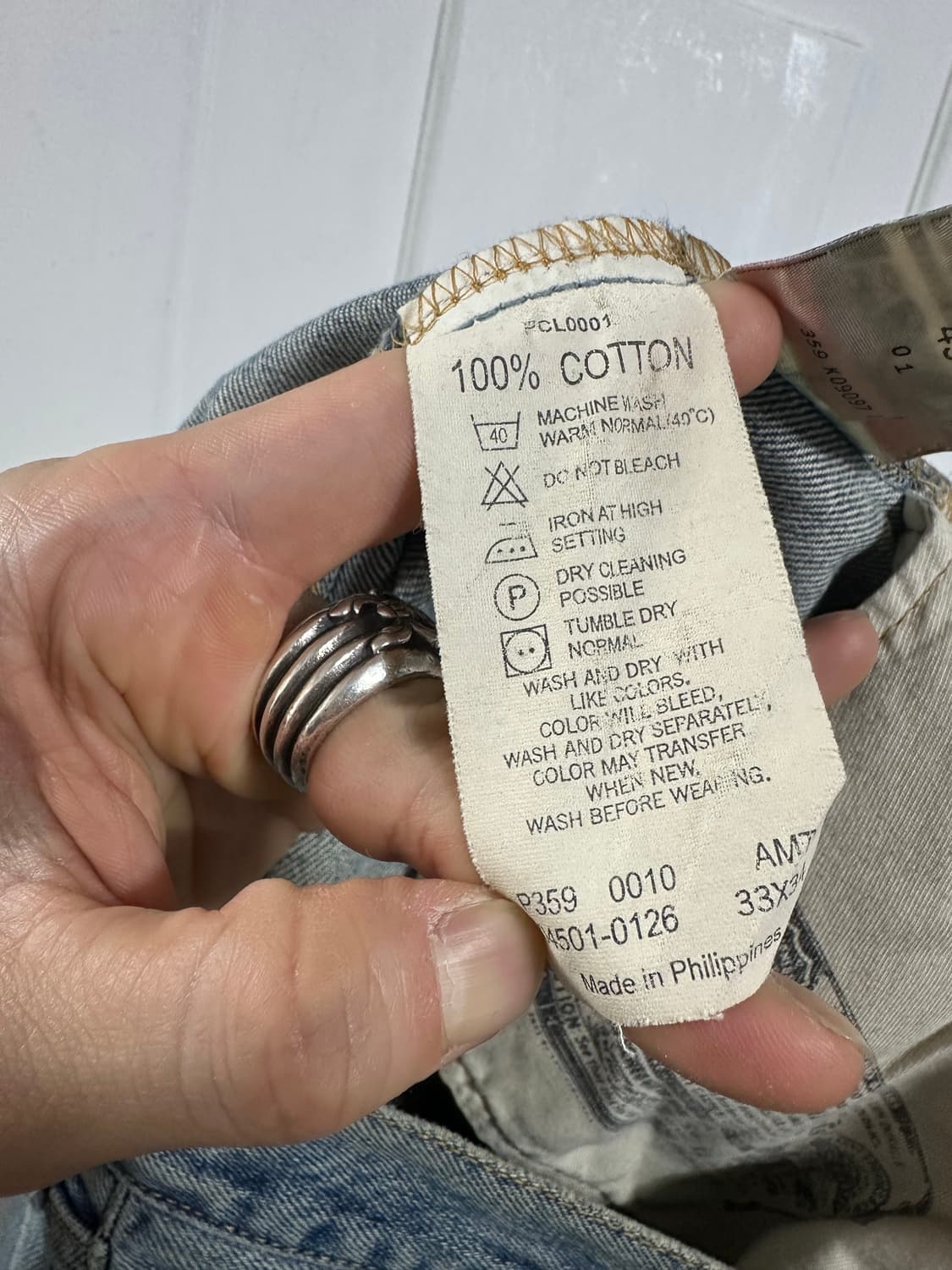 리바이스 501 데님 팬츠 상품이미지4