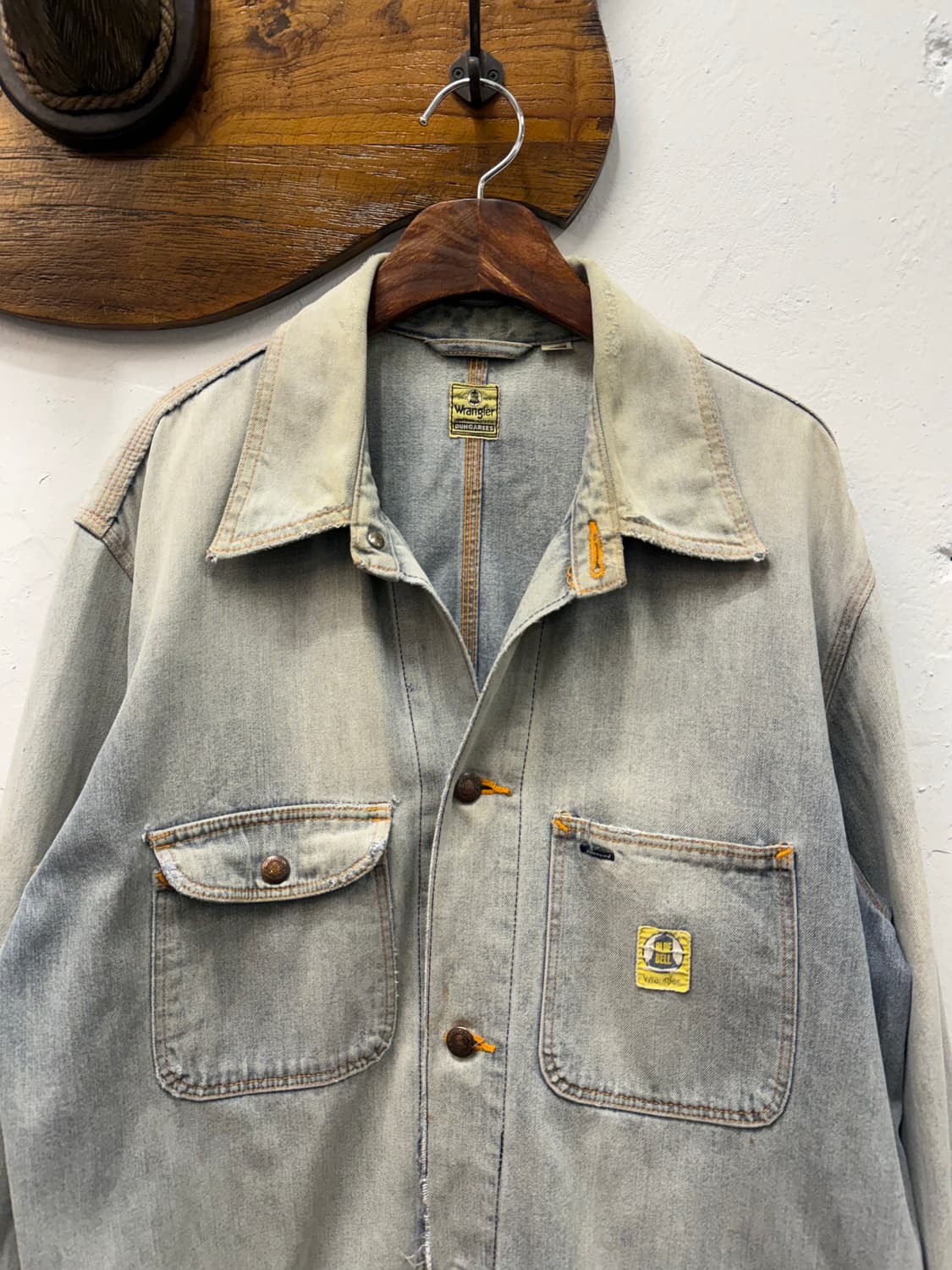 L) Japan Wrangler Blue Bell Denim Chore  상품이미지1