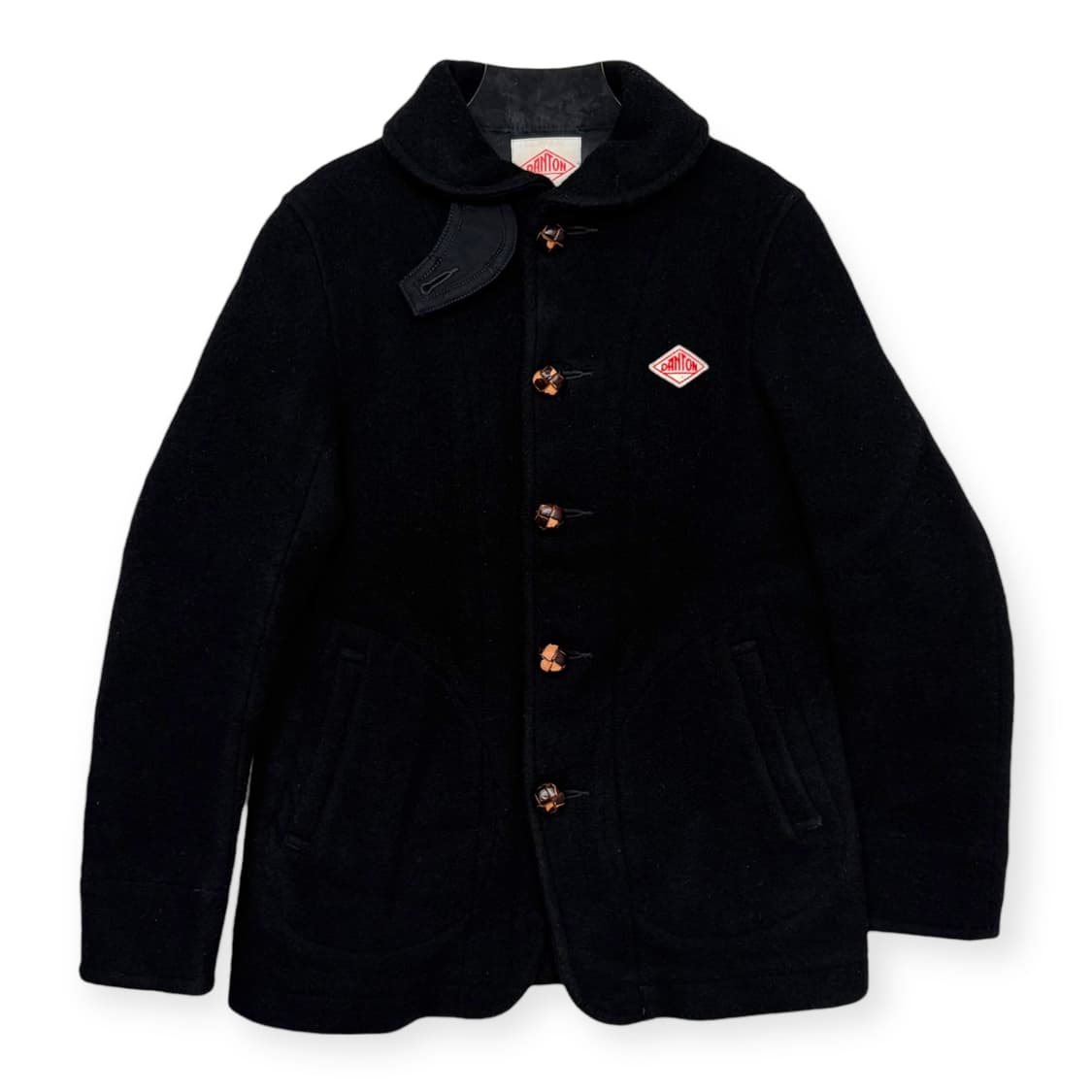 단톤 숄 카라 코트 상품이미지1