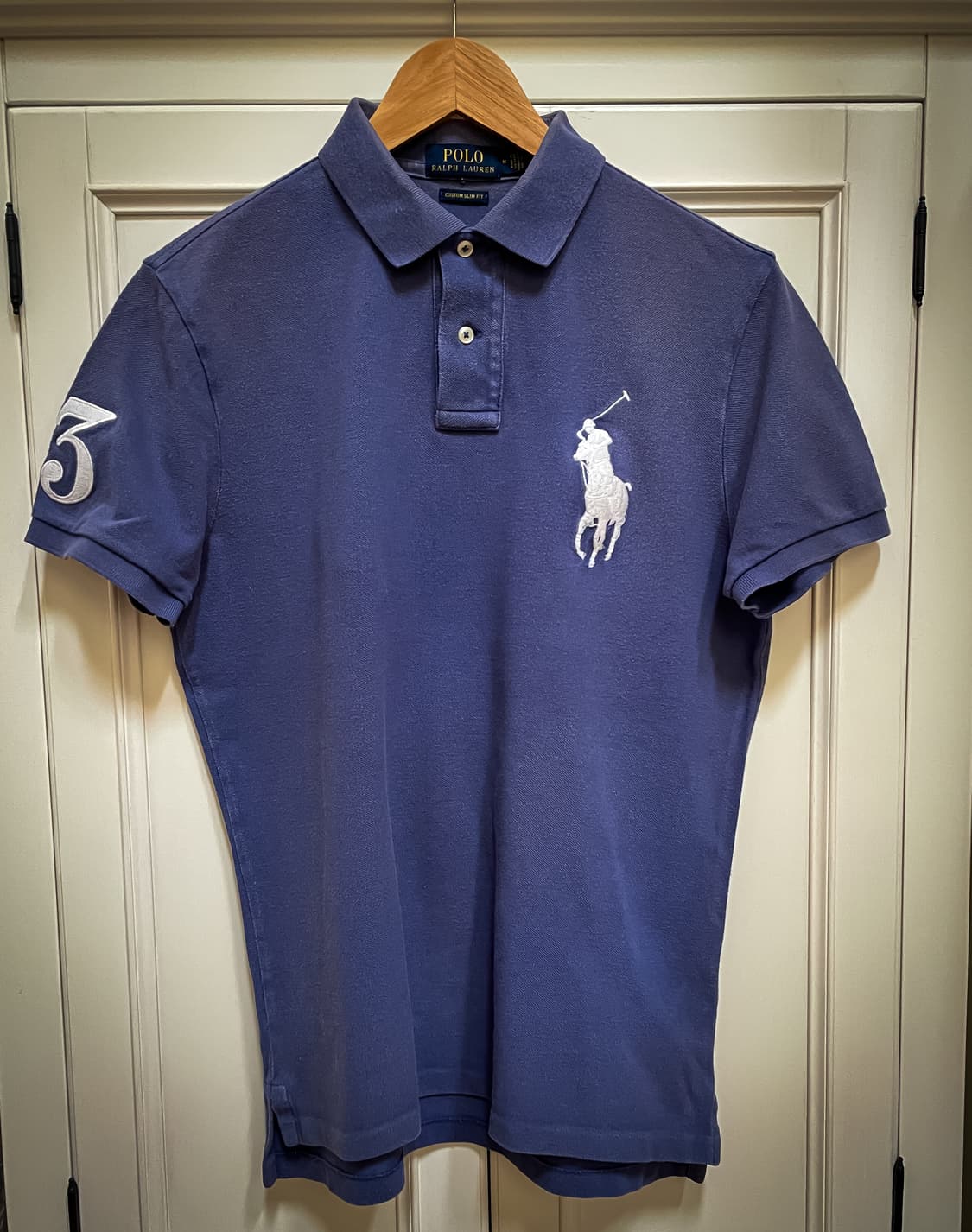 폴로 랄프로렌 빅포니 블루 반팔 카라티 상품이미지1