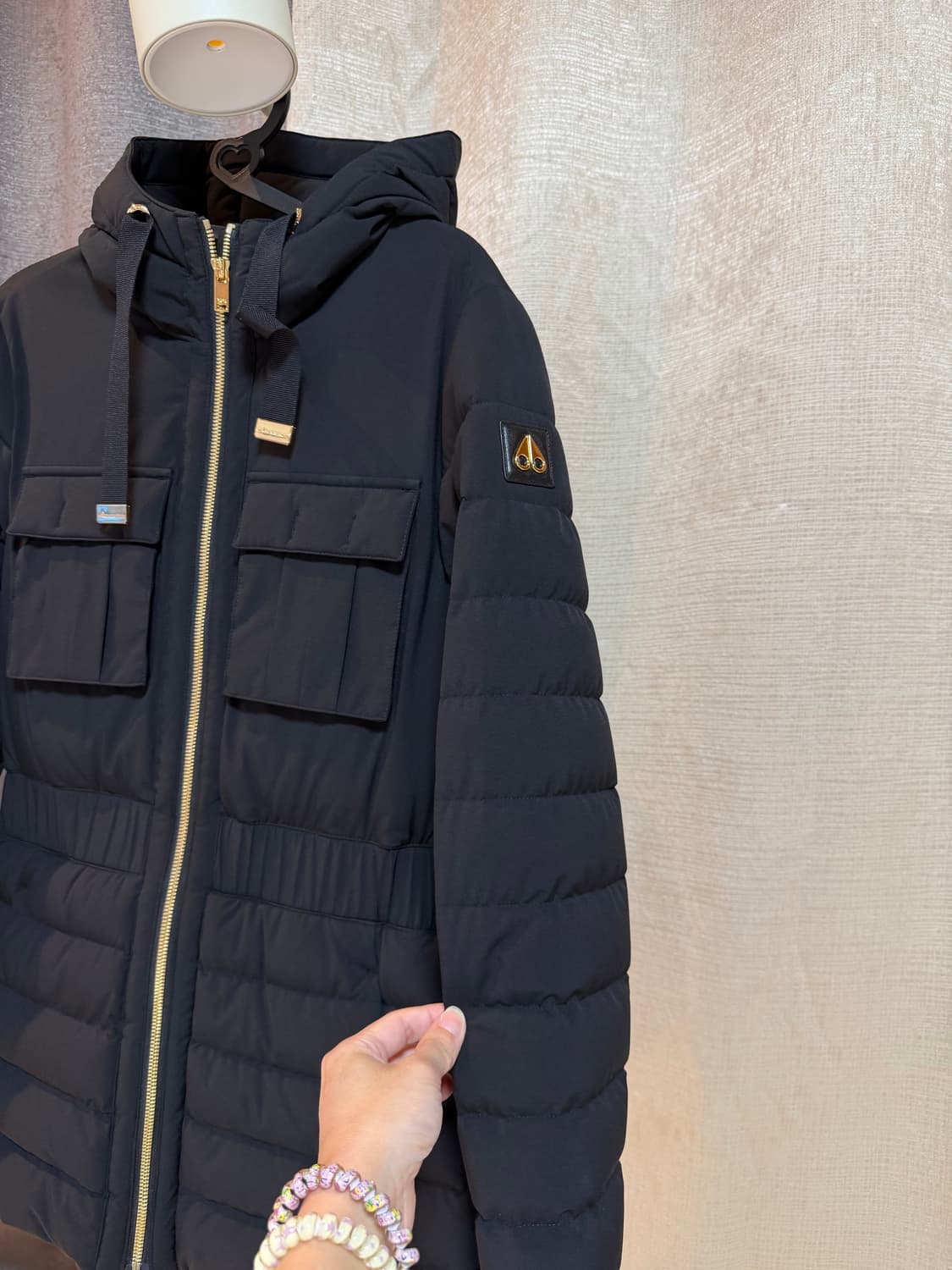 무스너클 패딩 케즈윅 xs 블랙  상품이미지2