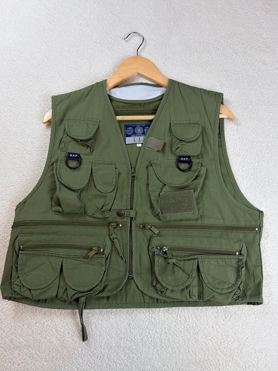 GAP 90‘s 갭 피싱 조끼 베스트 상품이미지1