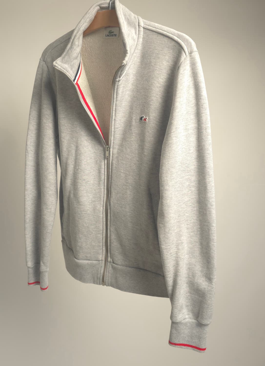 라코스테 정품 맨투맨 집업 져지 자켓 남성 95 100 점퍼 바람막이 상품이미지5