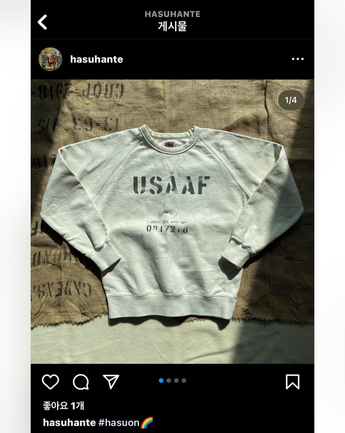 Usaaf 에드윈 나이키 상품이미지1