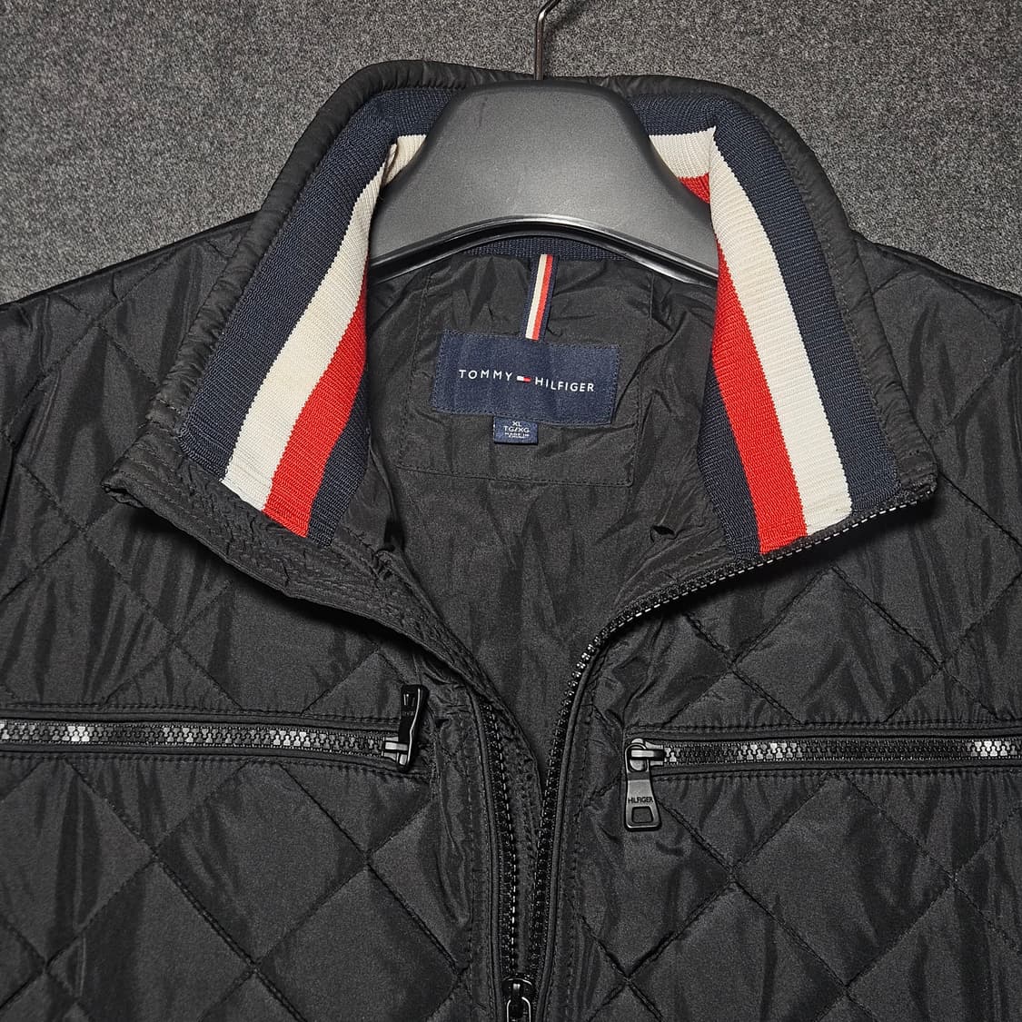타미힐피거 퀼팅 봄버 자켓 XL 상품이미지2