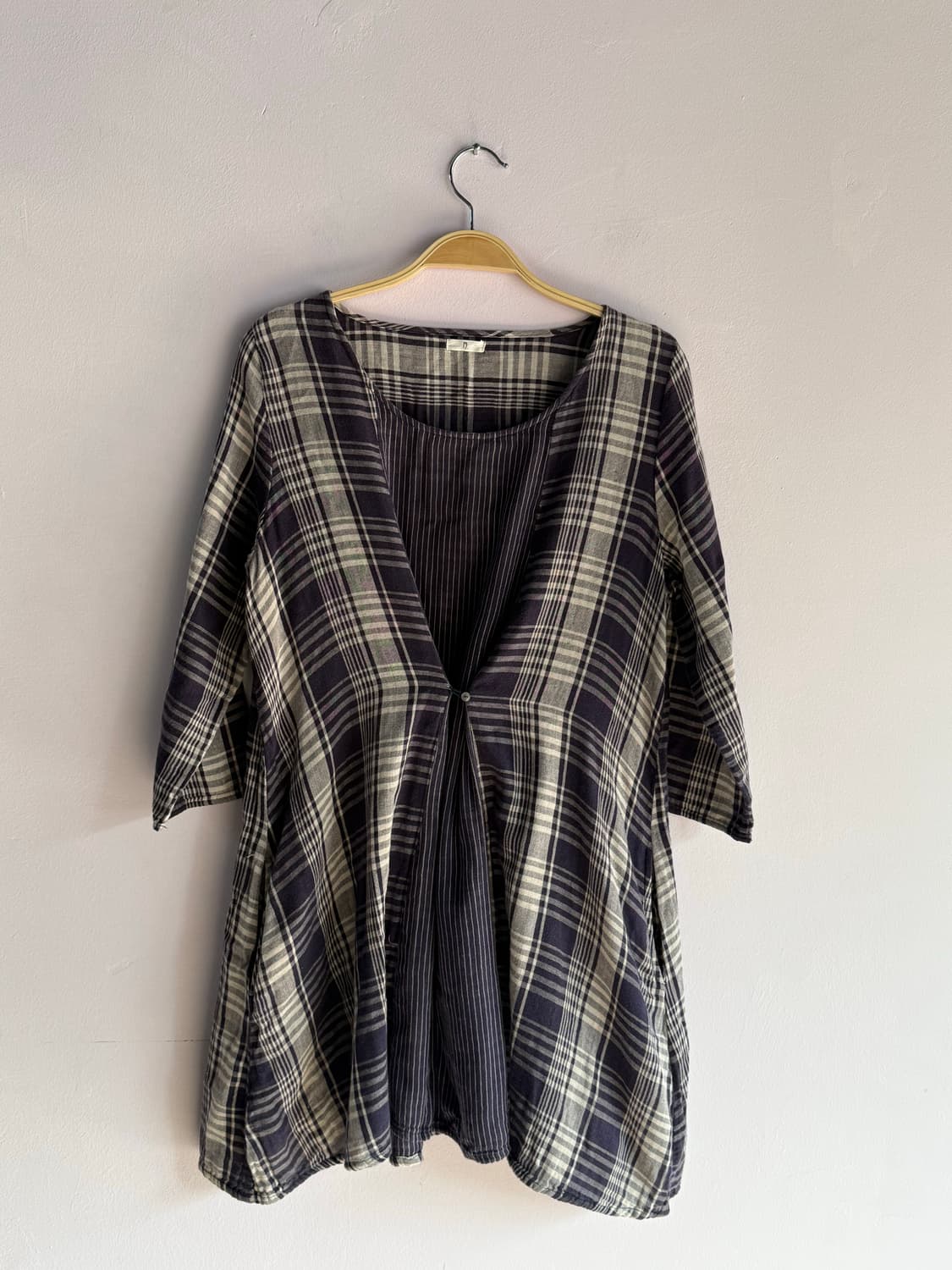 체크 스트라이프 튜닉원피스 상품이미지6