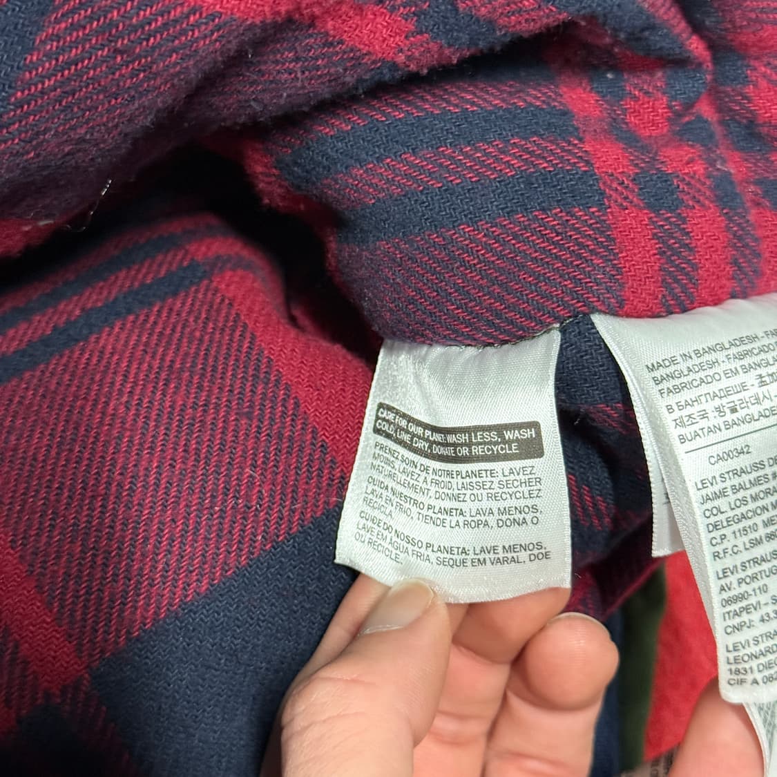 리바이스 리프 패턴 플리스 후드 파카 카키 상품이미지9