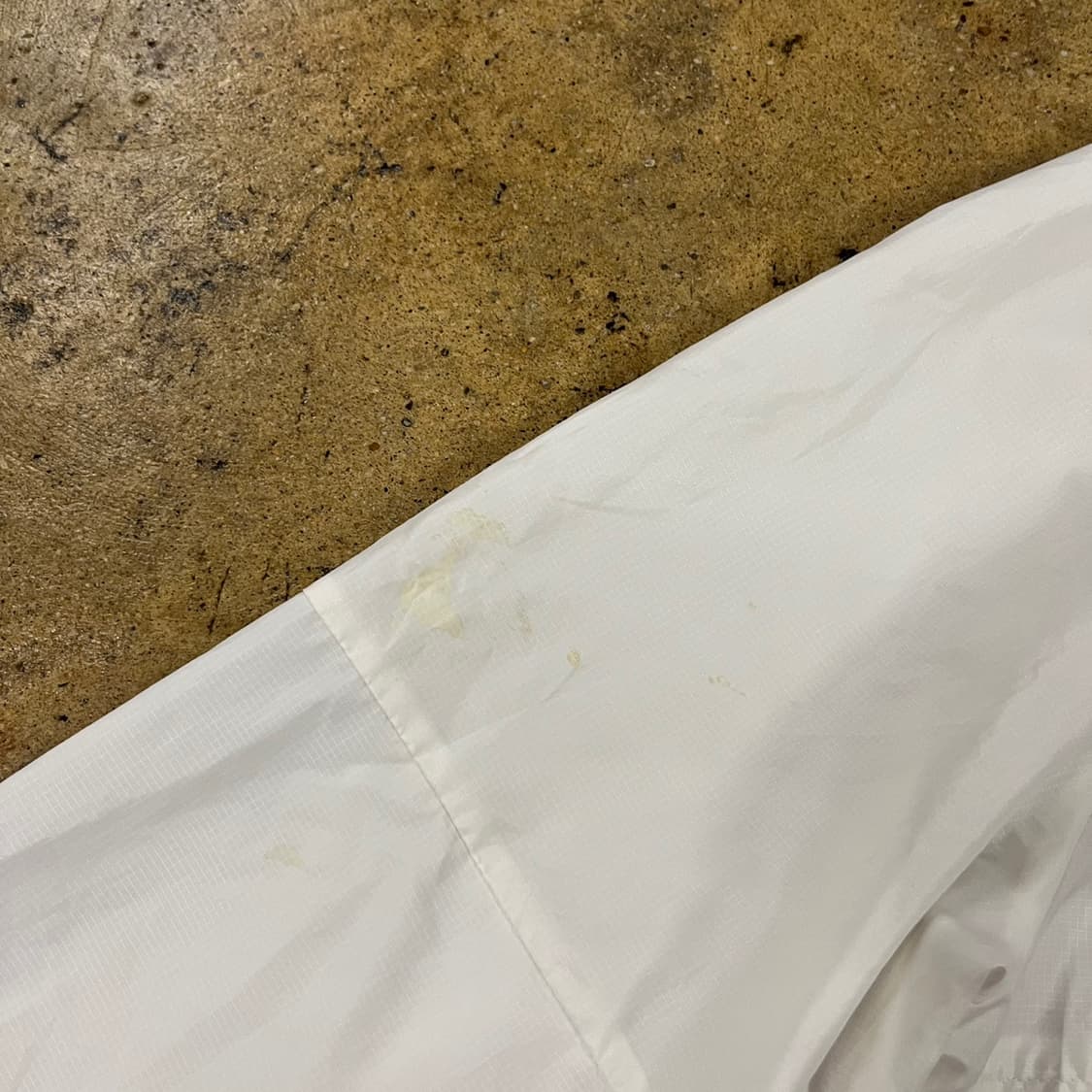 [정품/M] 아디다스 흰색 후드 바람막이 자켓 b19 상품이미지9