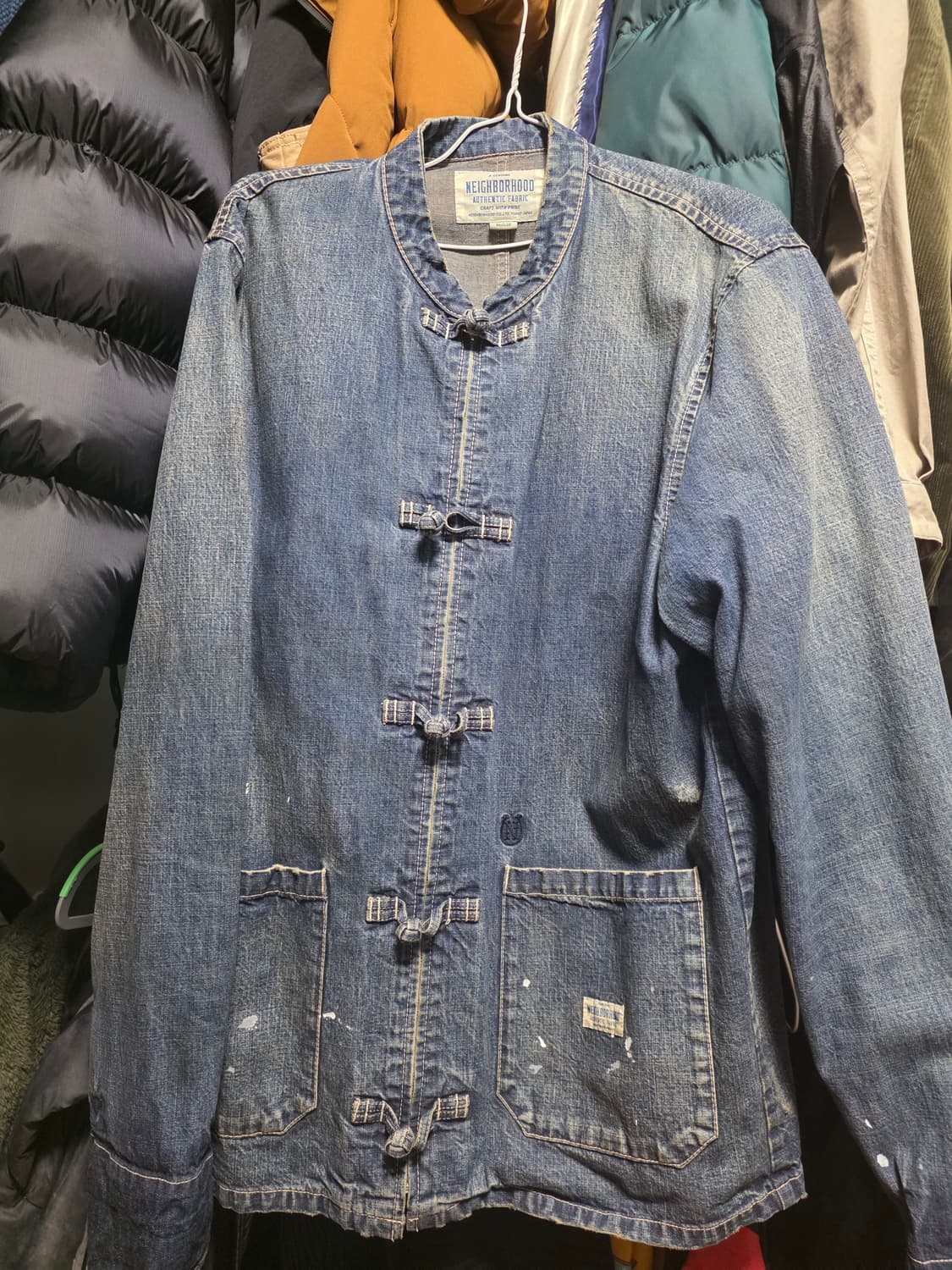 16 네이버후드 쿵푸 워시드 데님 자켓 상품이미지1