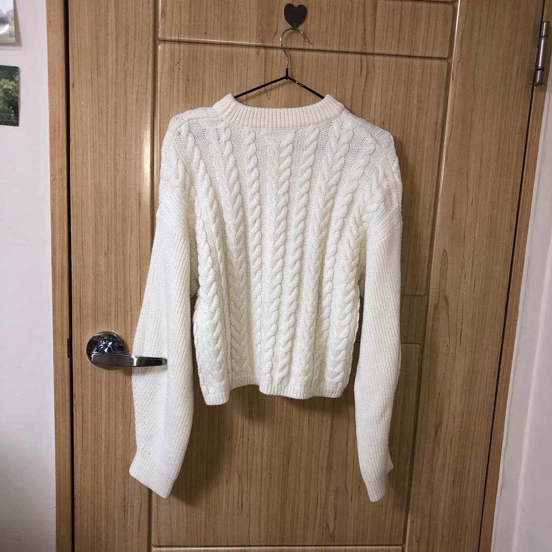 아이보리 와플 니트 🆔  상품이미지7