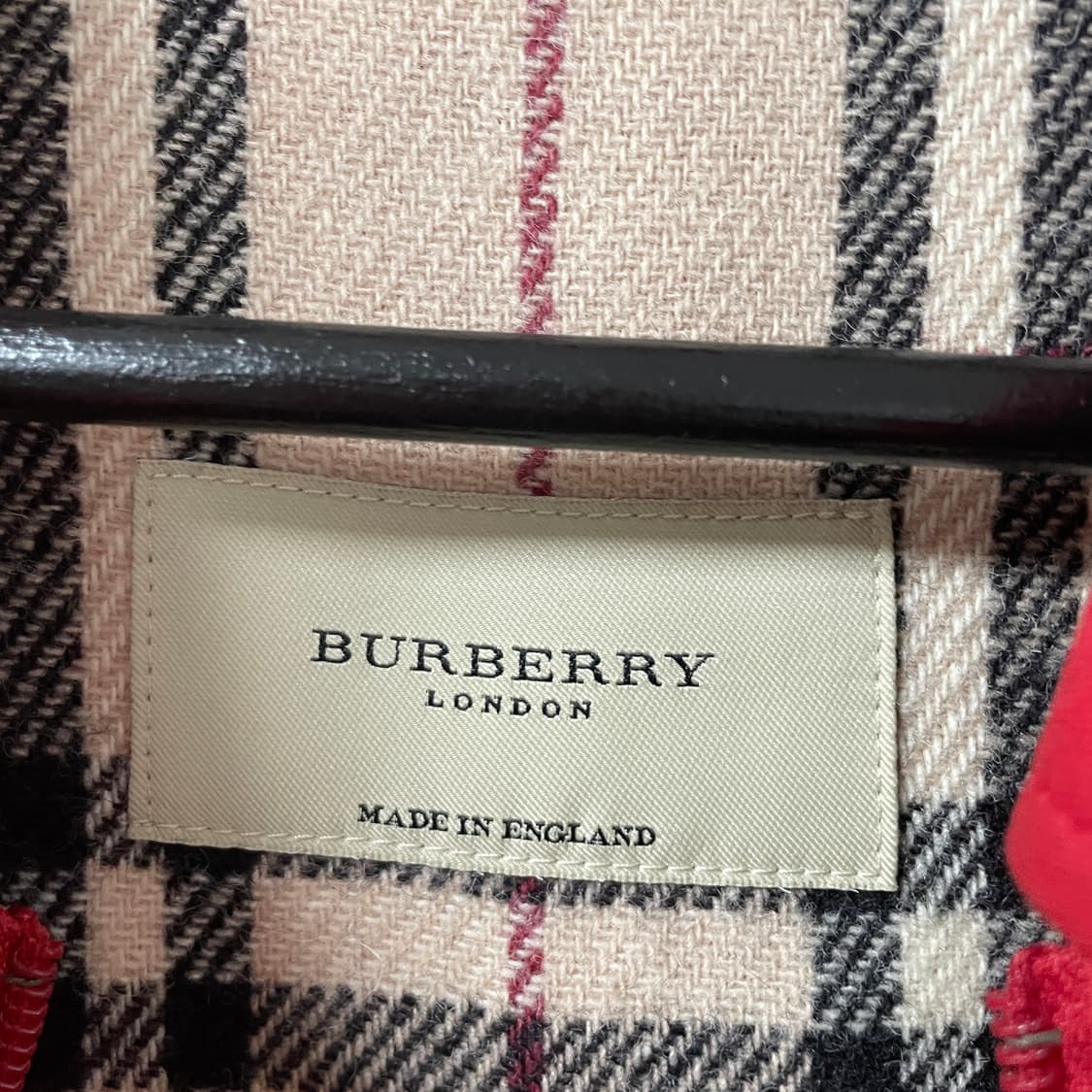 버버리 레드 코트 10(W) 상품이미지4