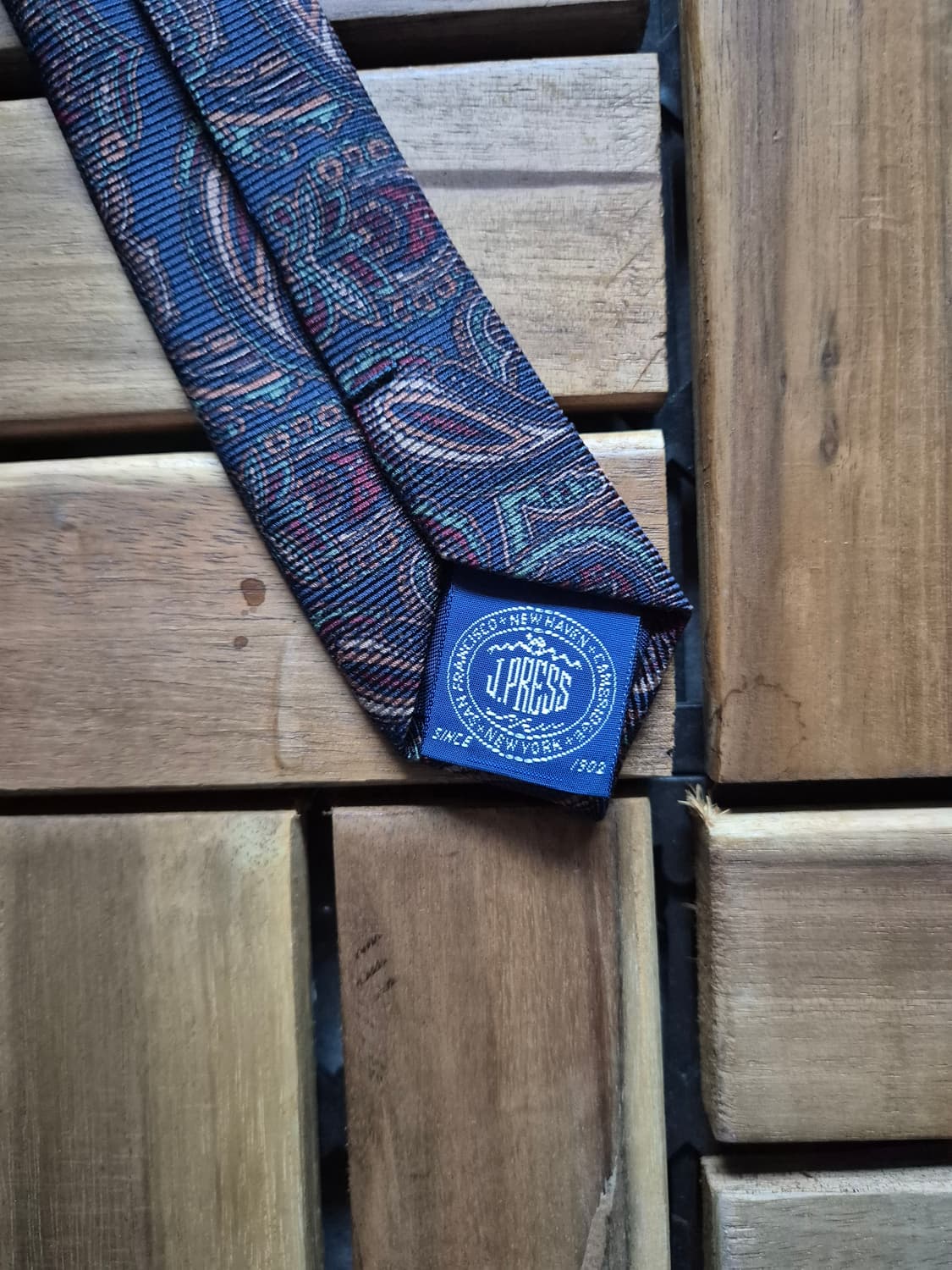 jpress 제이프레스 페이즐리 실크 넥타이 상품이미지4