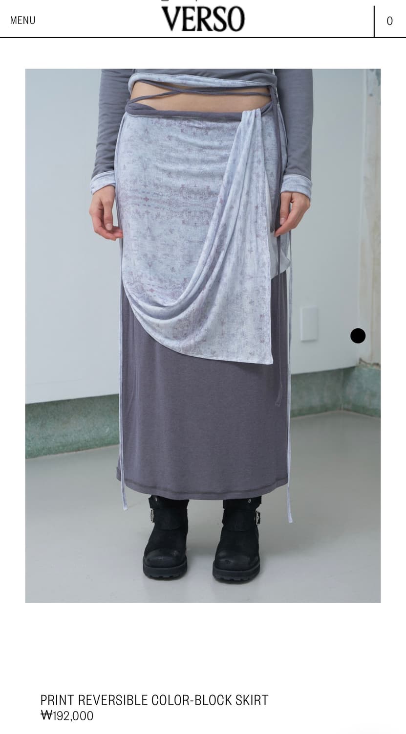 프린트 스커트 상품이미지3